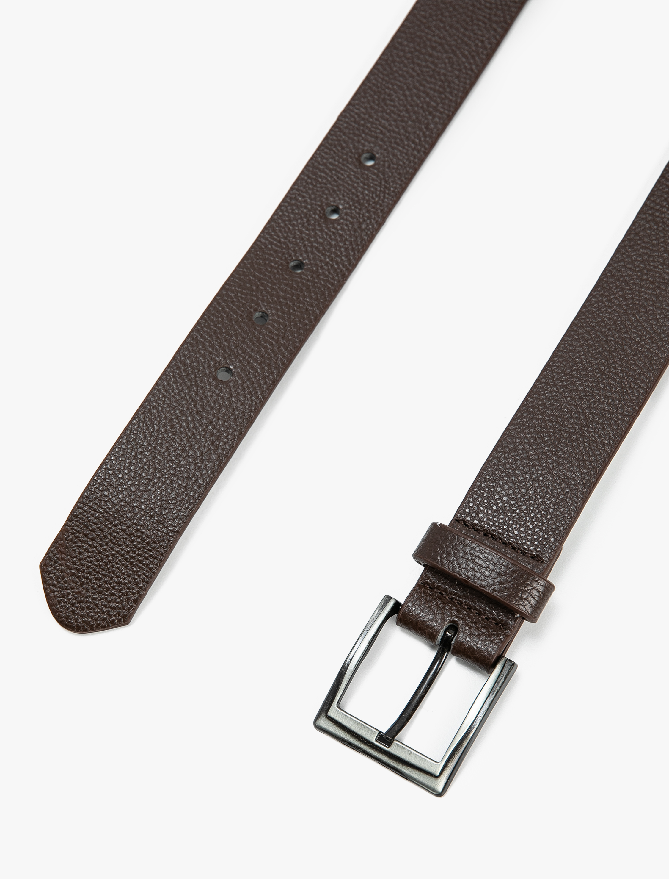  Erkek Kemer Deri Görünümlü Toka Detaylı