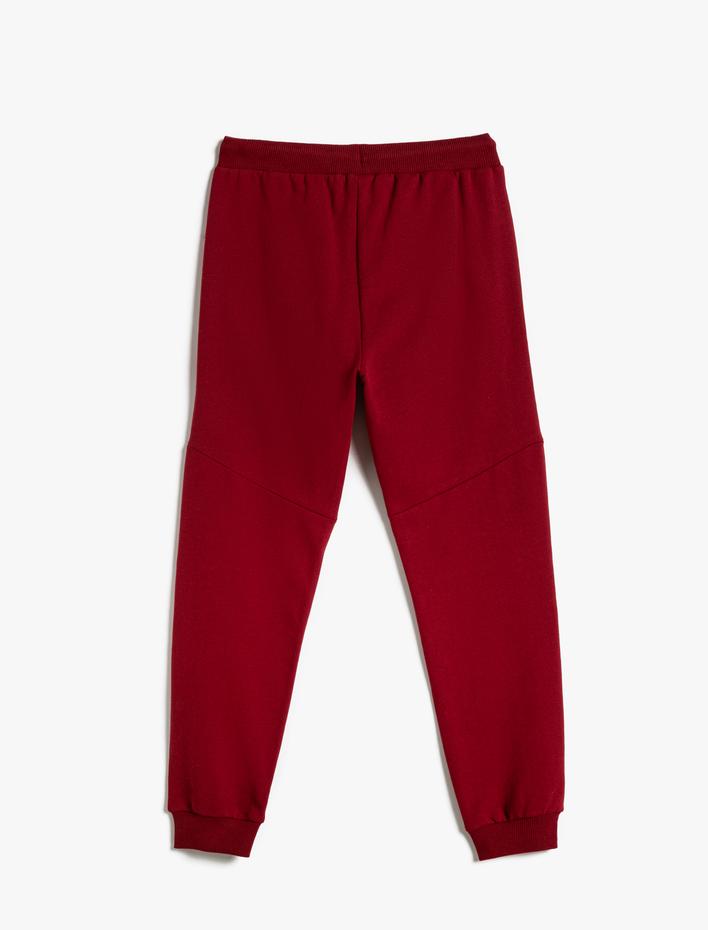 Erkek Çocuk Jogger Eşofman Altı Beli Bağlamalı Baskılı Cepli