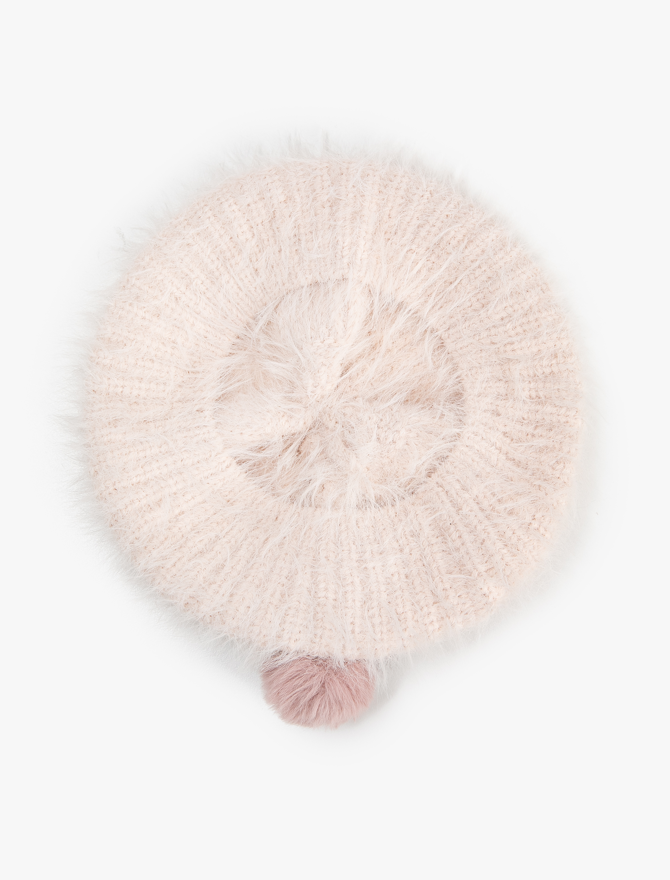  Kız Çocuk Pelüş Ressam Şapka Ponpon Detaylı