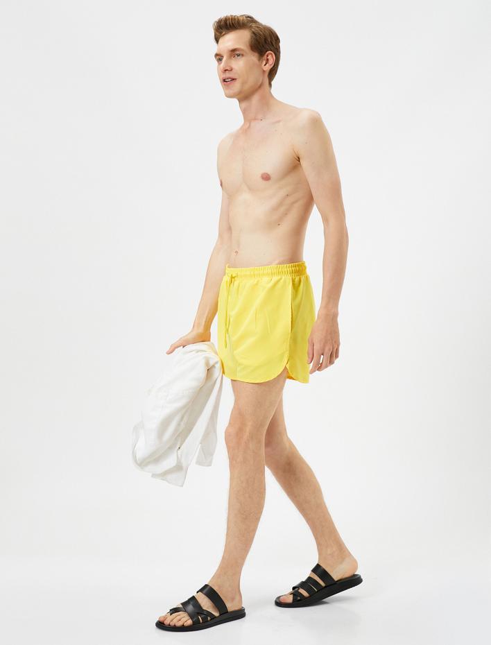  Mayo Şort Kısa Beli Bağcıklı Cepli