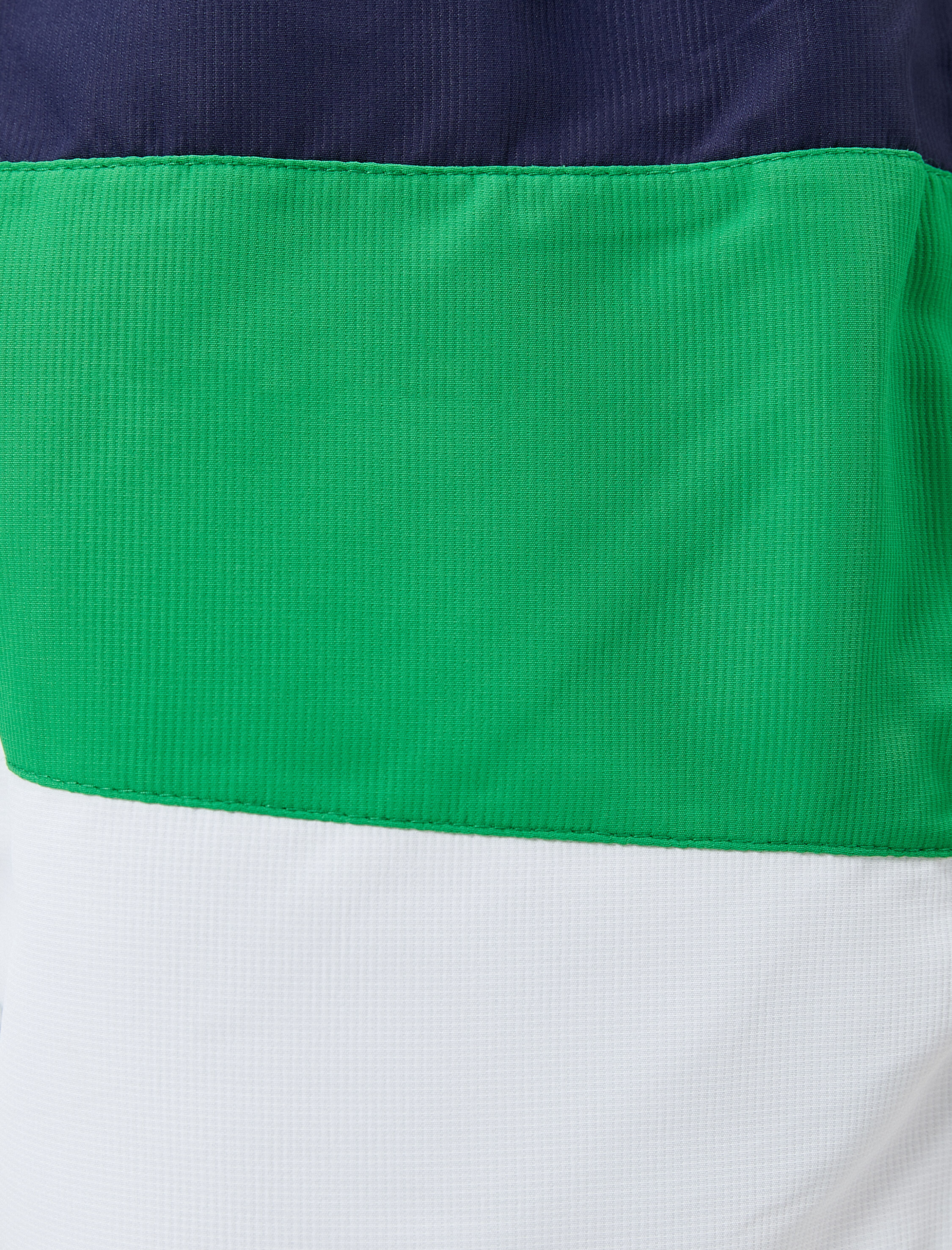   Deniz Şortu Renk Bloklu Beli Bağcıklı Cepli