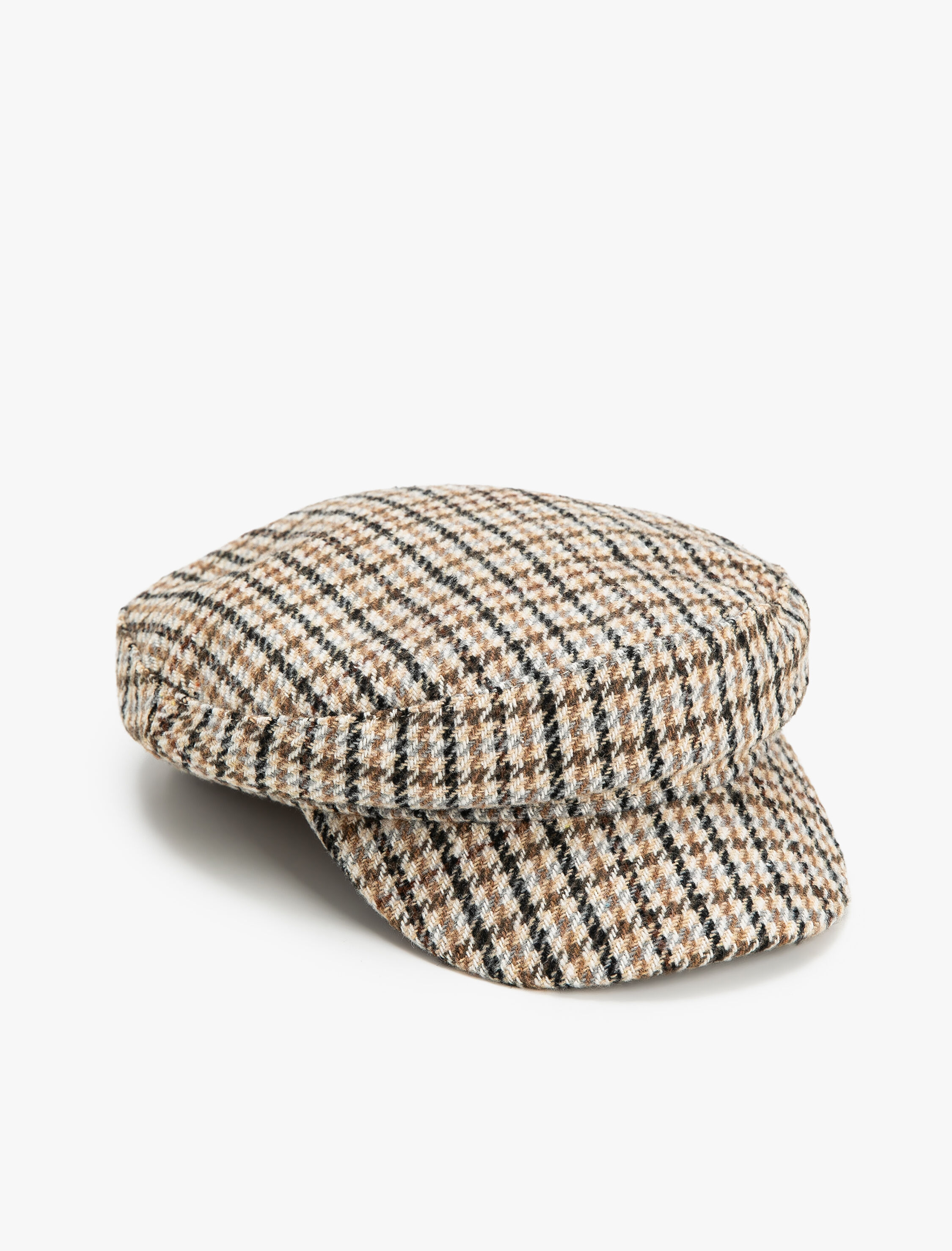 Kadın Kasket Şapka Desenli