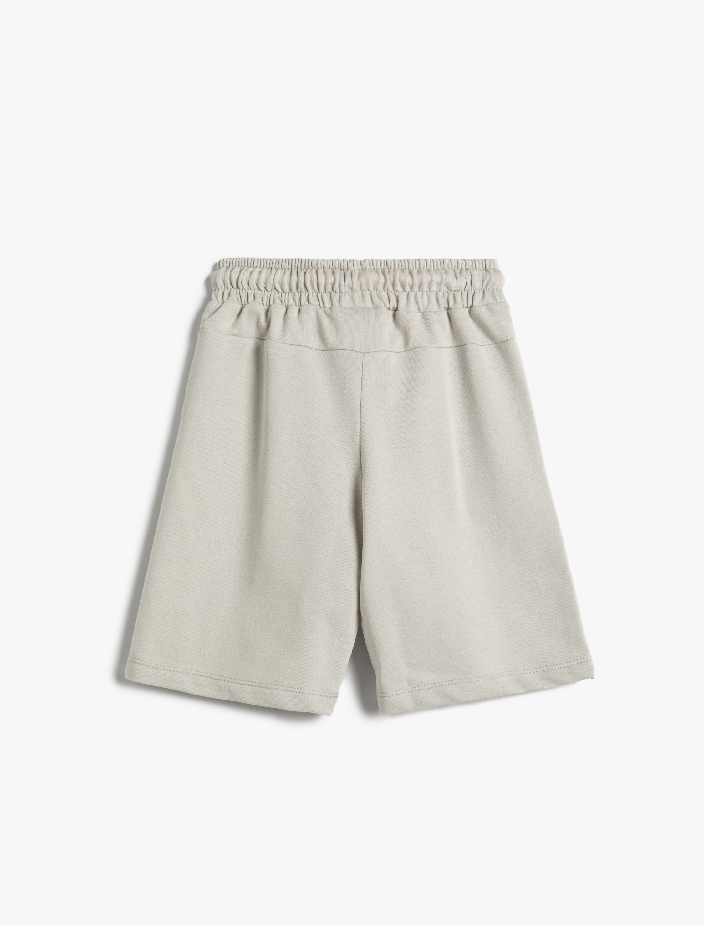  Erkek Çocuk Şort Beli Bağlamalı Cepli Pamuklu Paraşüt Kumaş Detaylı