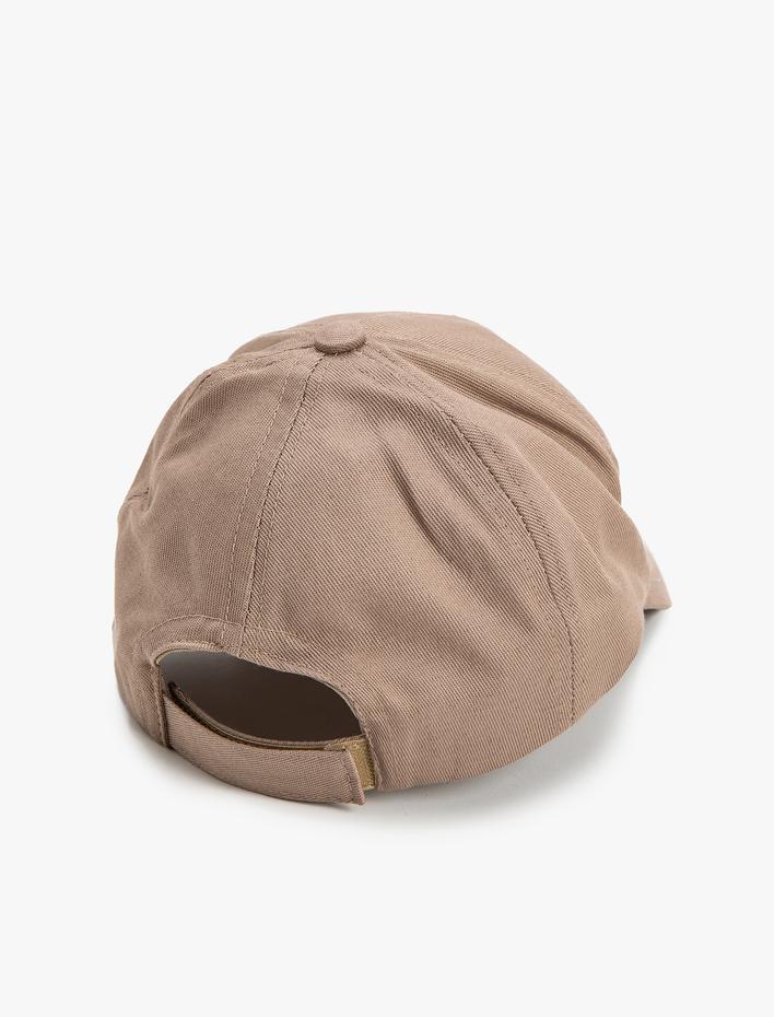 Kadın Cap Şapka Slogan İşlemeli