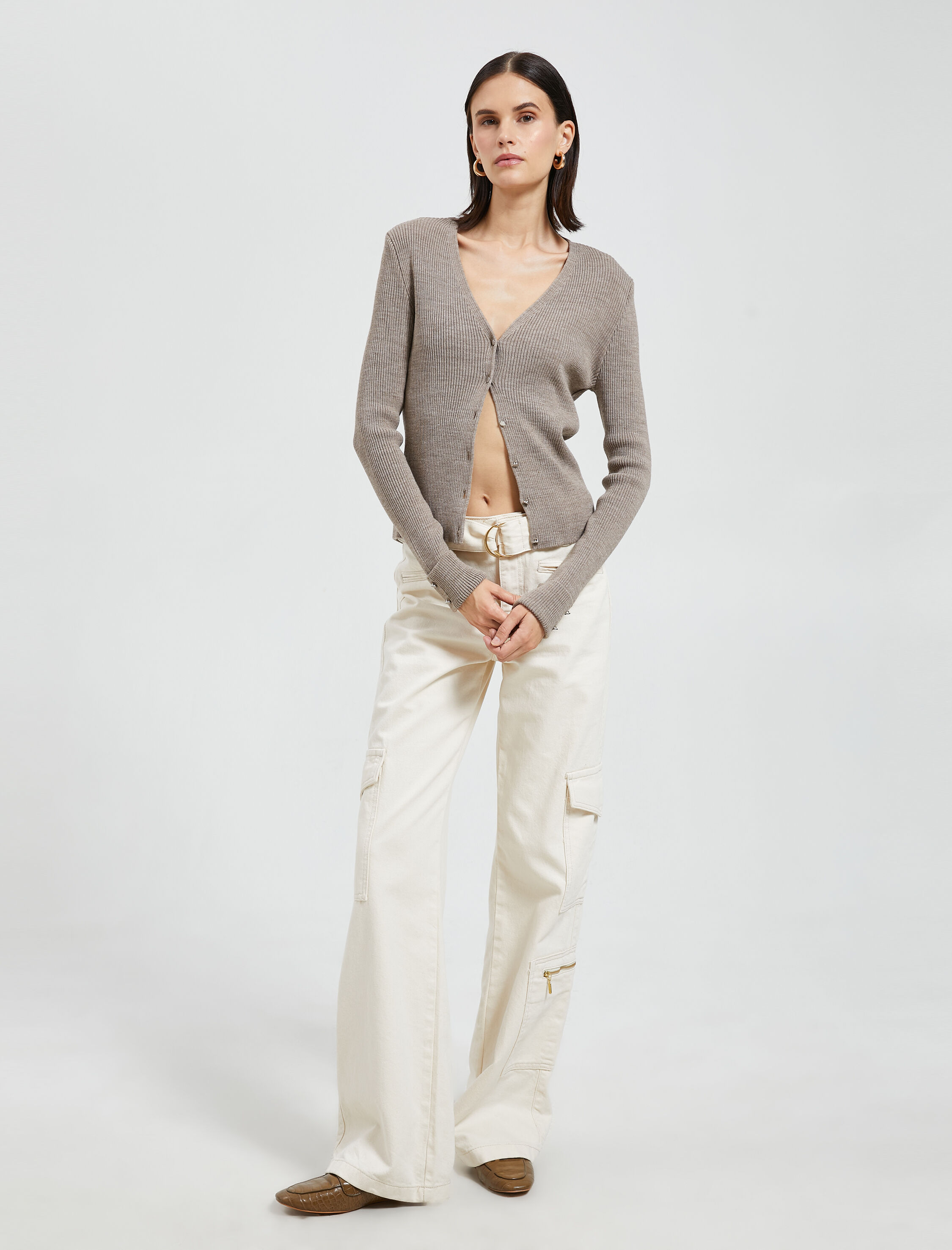   V Yaka Hırka Ribanalı Dar Kesim