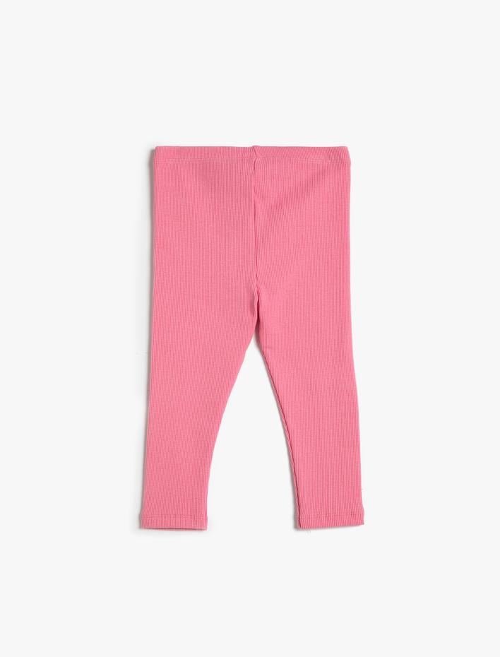 Kız Bebek Basic Tayt  Beli Lastikli Kaşkorse