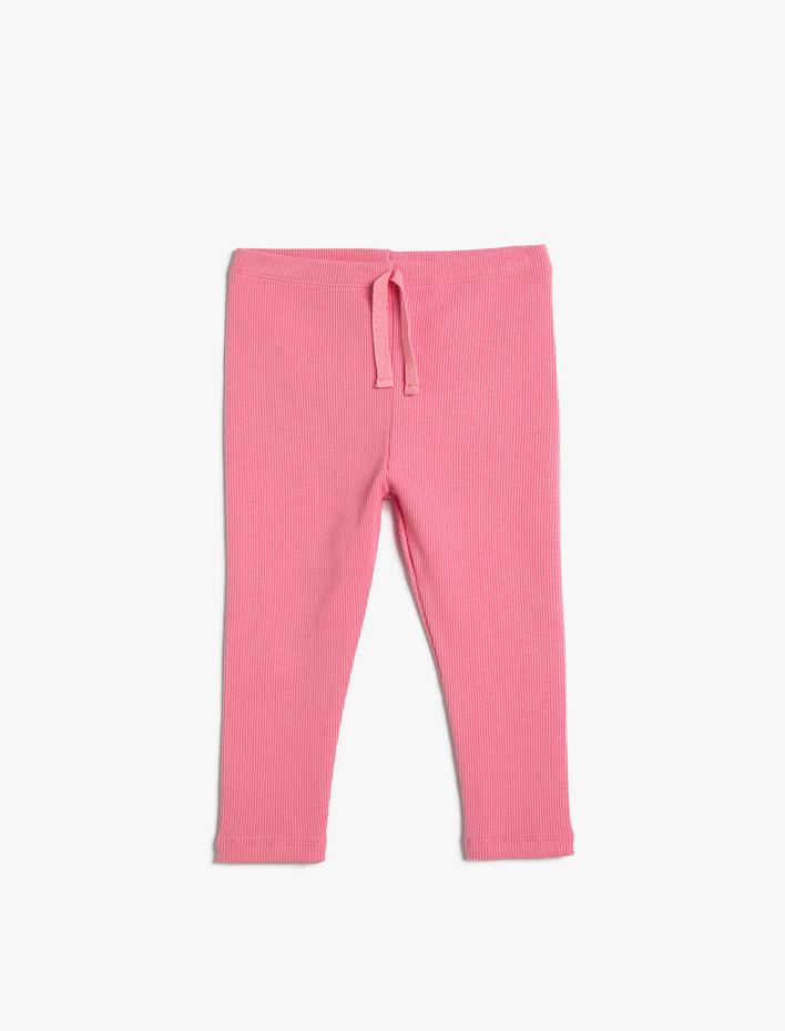 Kız Bebek Basic Tayt  Beli Lastikli Kaşkorse