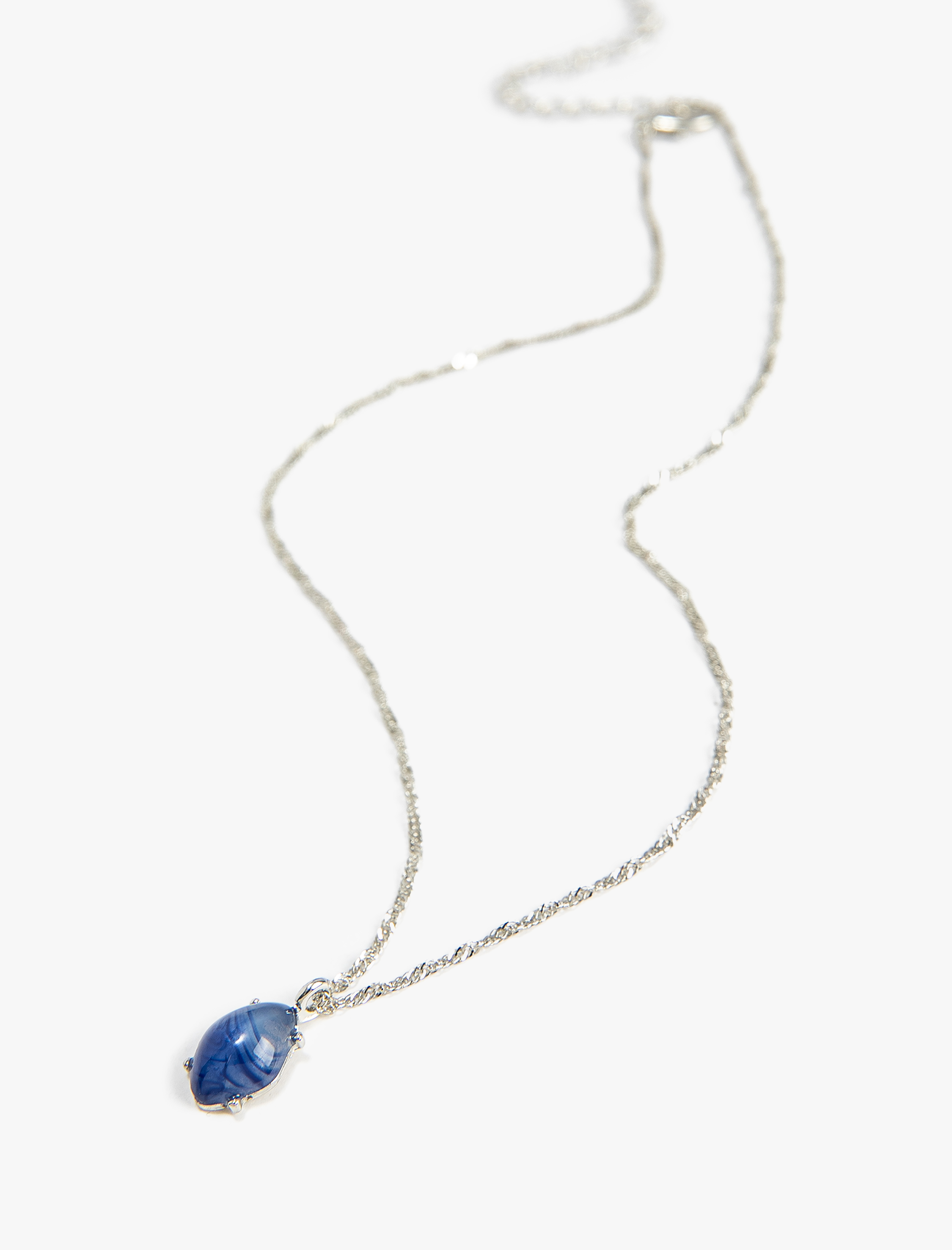  Kadın Kolye Zincir Taş Charm Uçlu