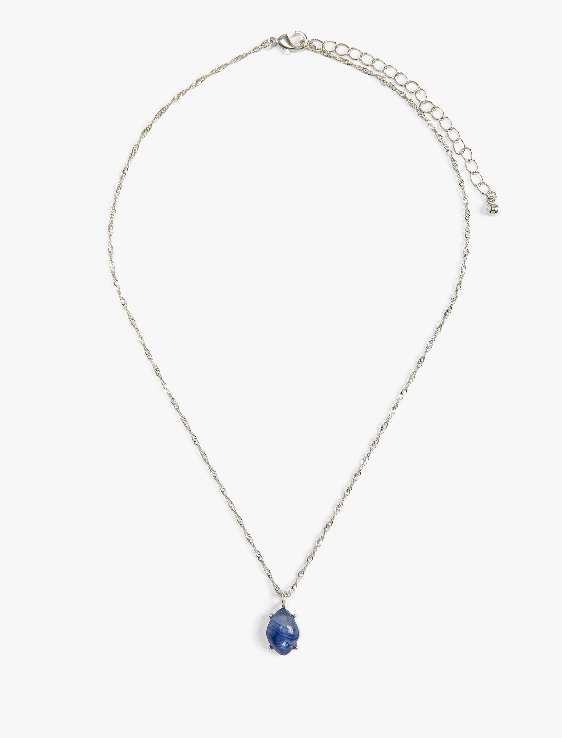  Kadın Kolye Zincir Taş Charm Uçlu