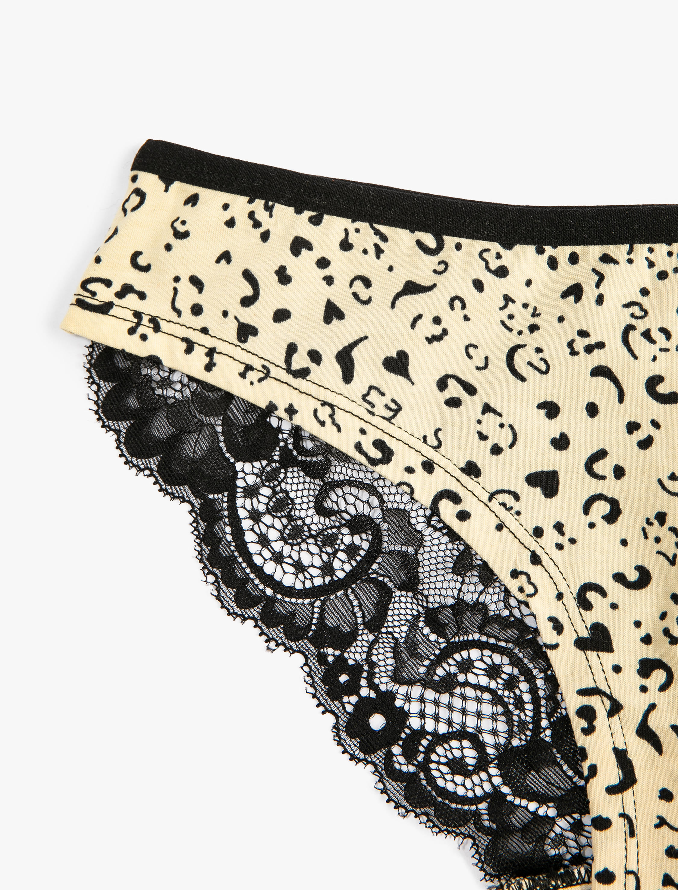   Brazilian Külot Dantel Detaylı Pamuklu