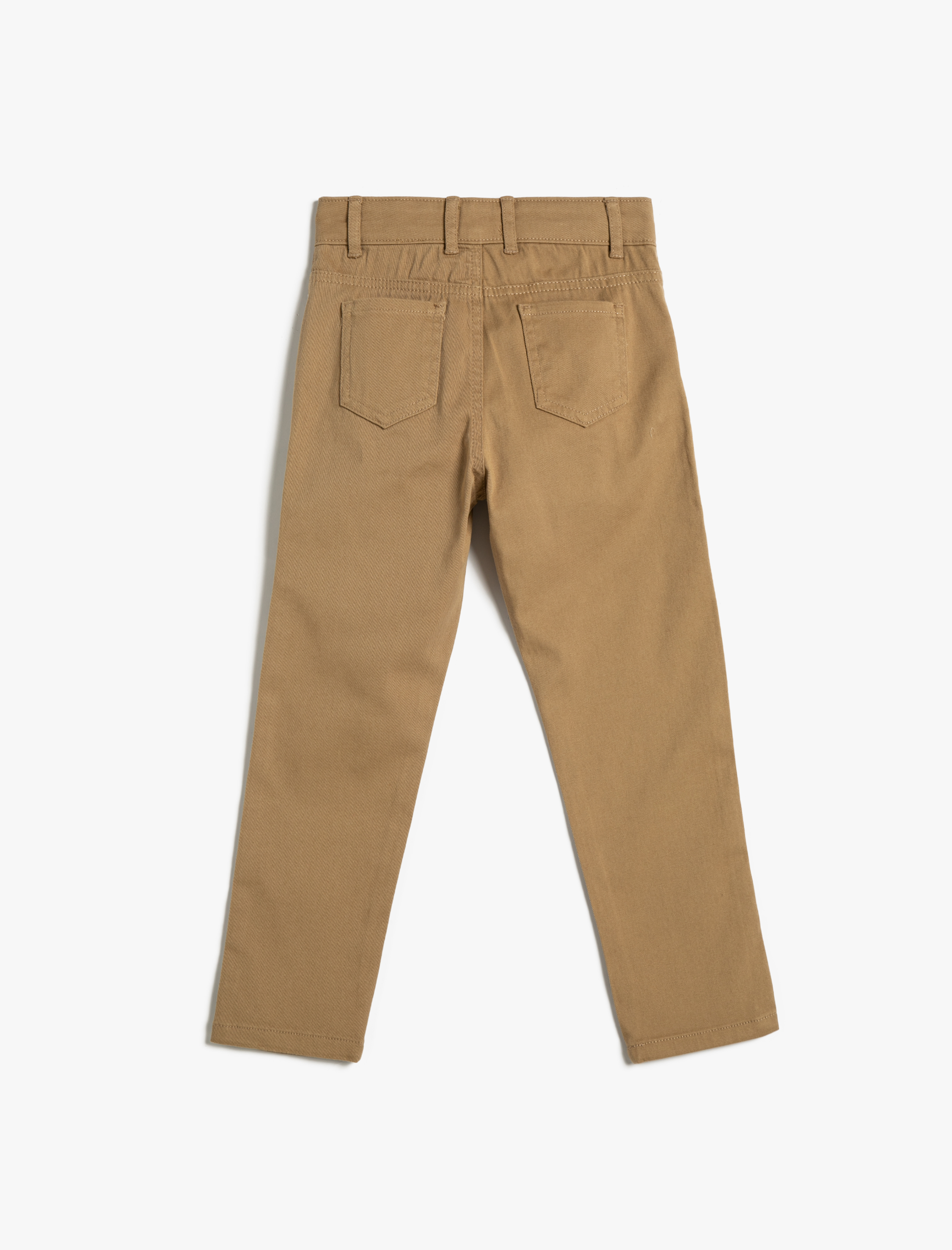  Erkek Çocuk Chino Pantolon Cepli Pamuklu