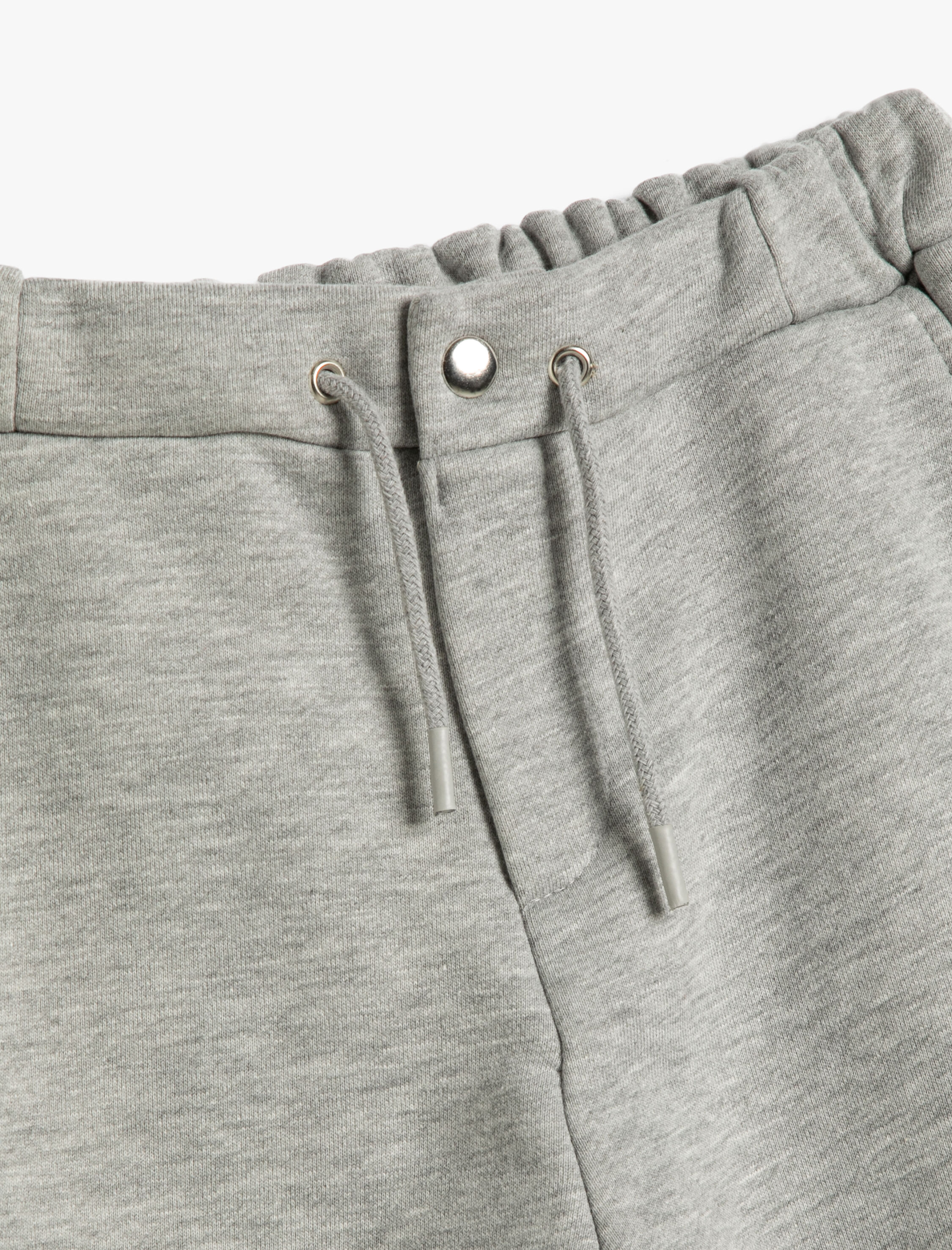  Erkek Çocuk Basic Eşofman Altı Beli Lastikli Düğme Kapamalı Cepli