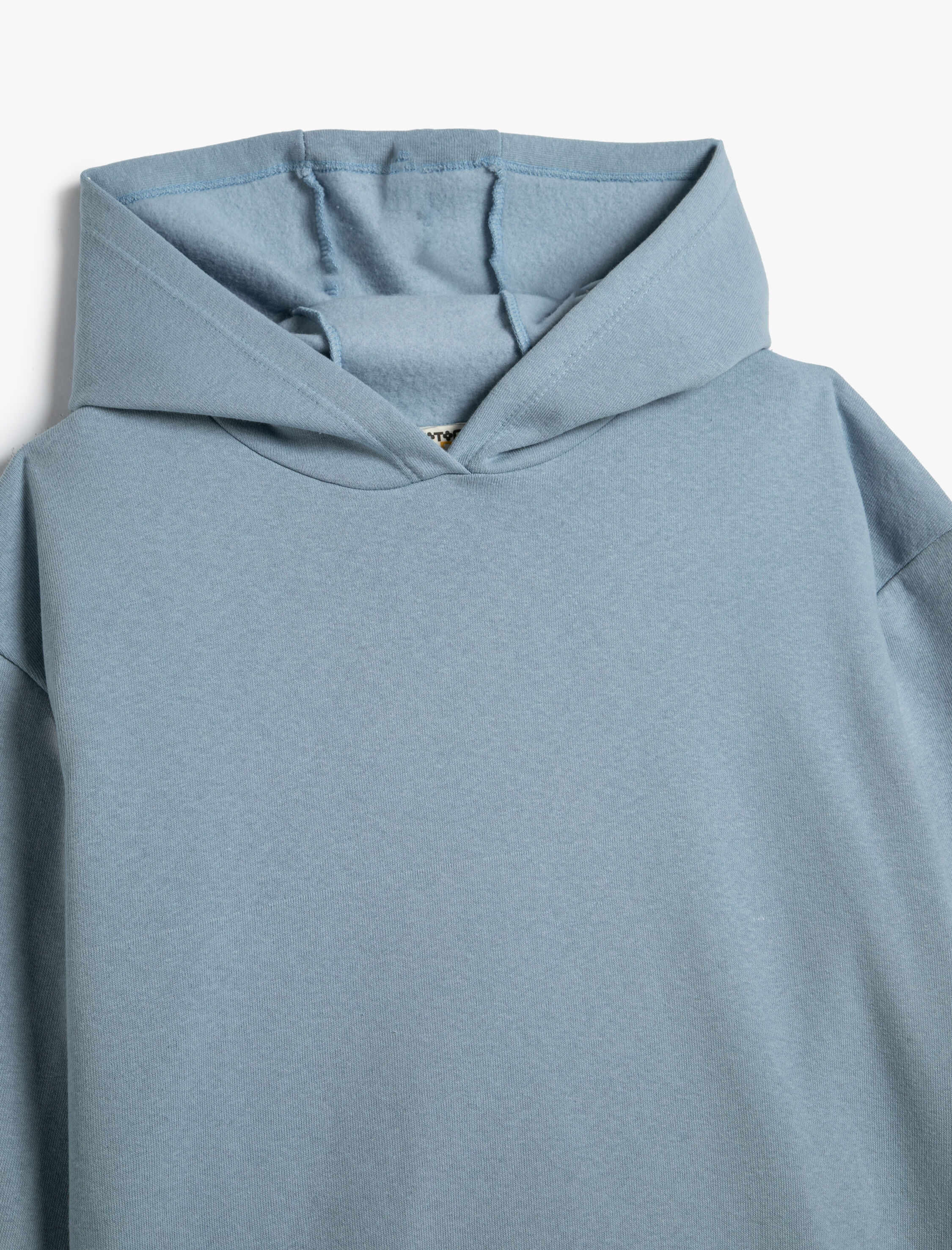  Kız Çocuk Basic Kapşonlu Sweatshirt Uzun Kollu Pamuklu Şardonlu