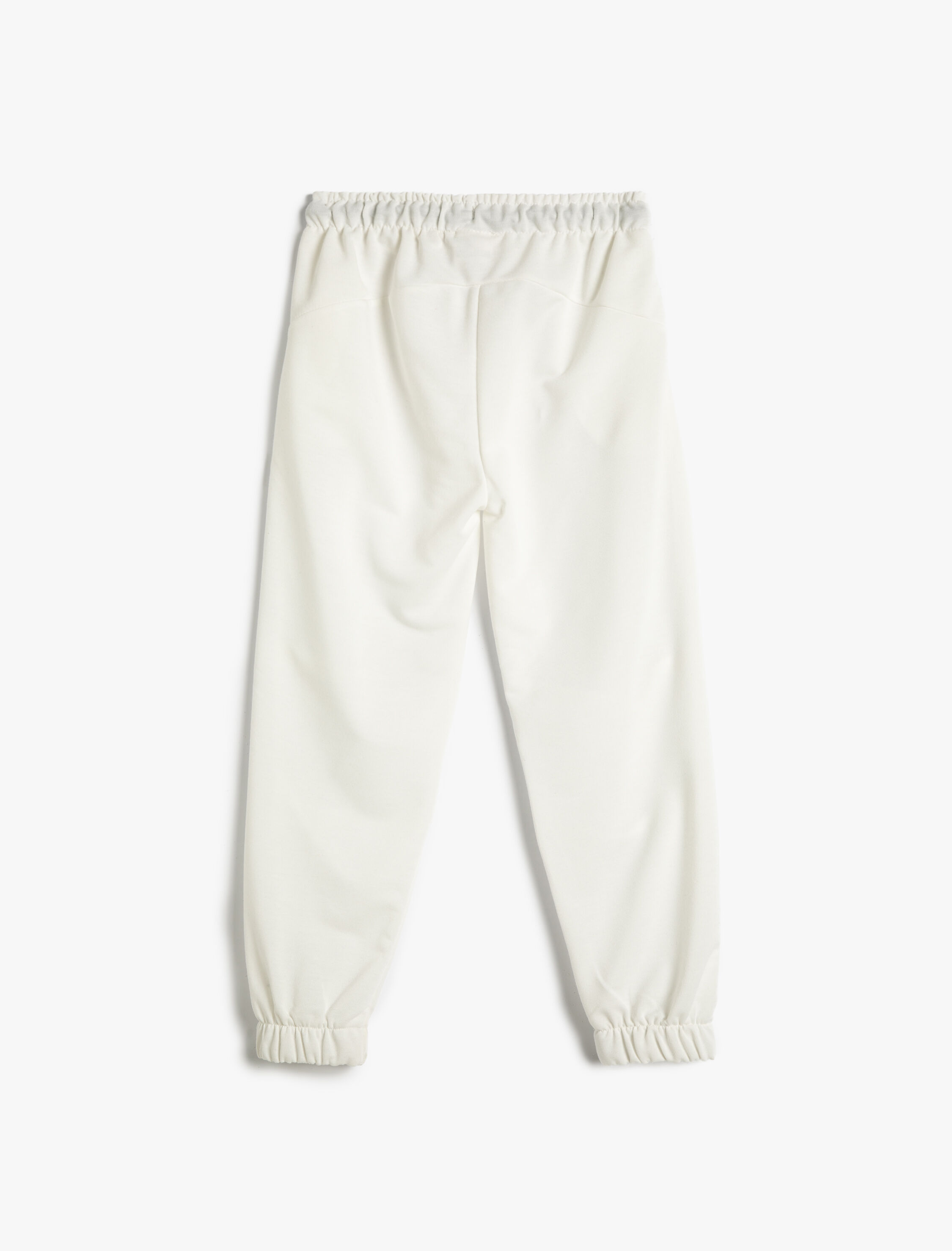  Kız Çocuk Basic Jogger Eşofman Altı Beli Bağlamalı Cepli Kat Detaylı