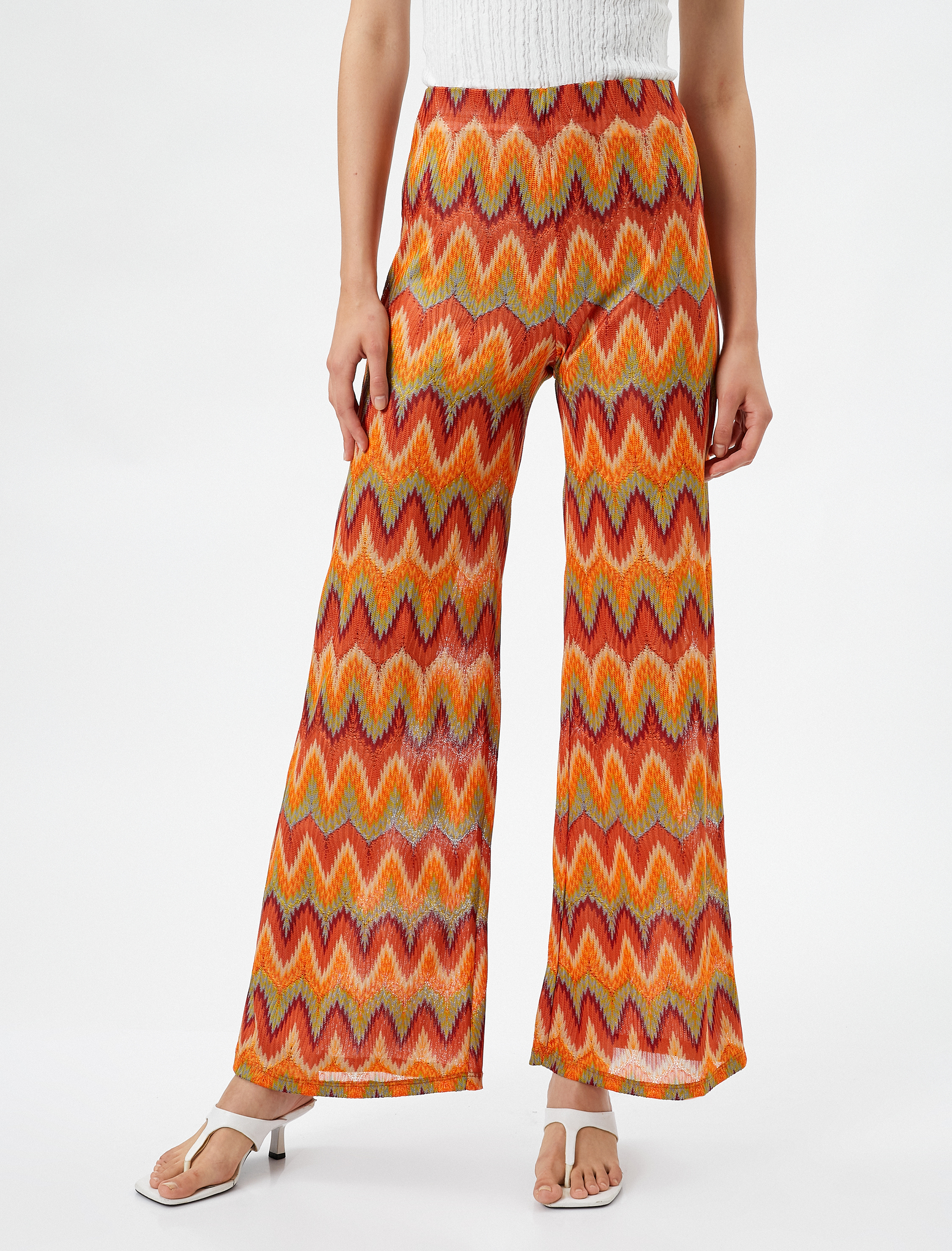   Koton X Şahika Ercümen - Yüksek Bel Bol Paça Pantolon