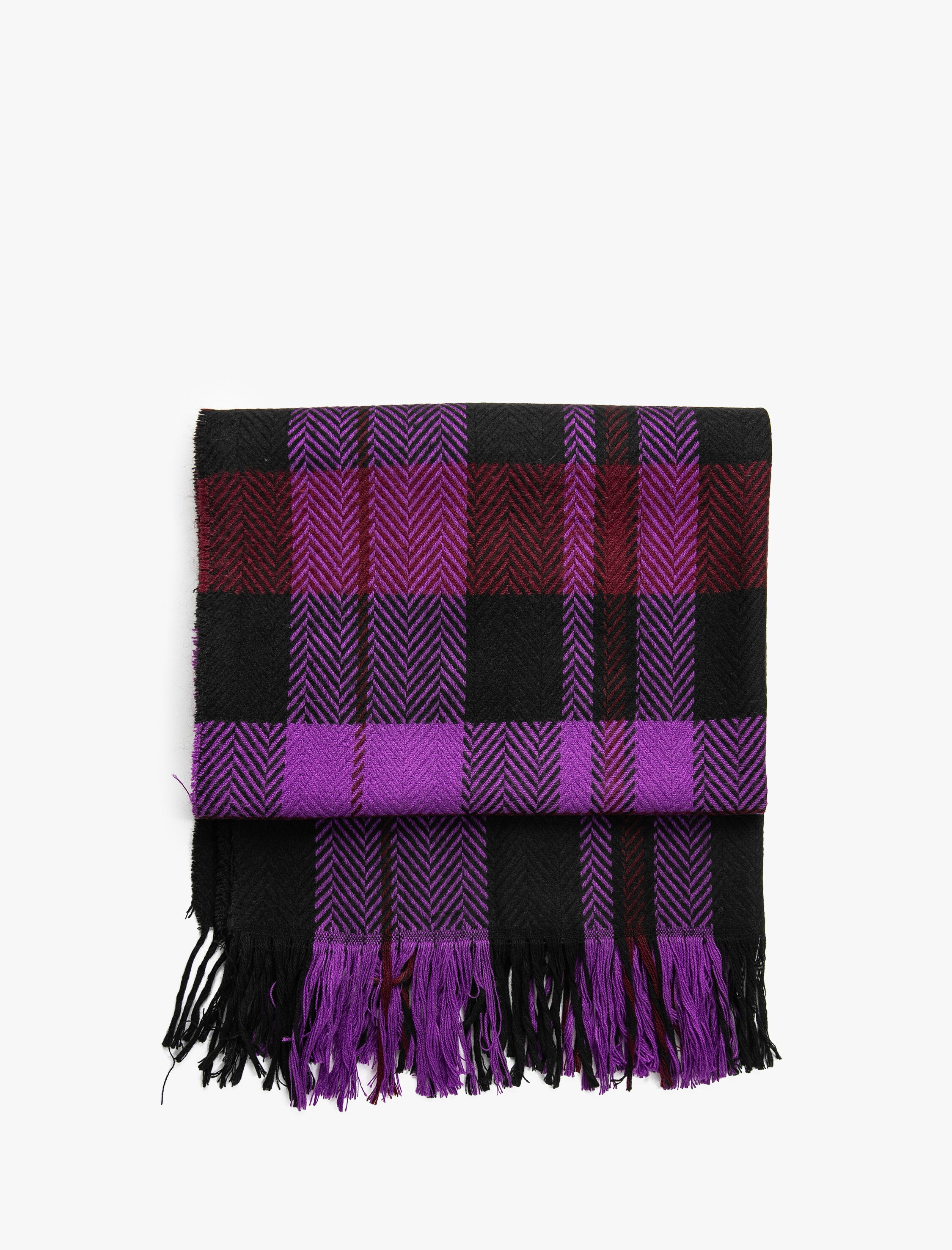  Kadın Triko Şal Püsküllü Yumuşak Dokulu