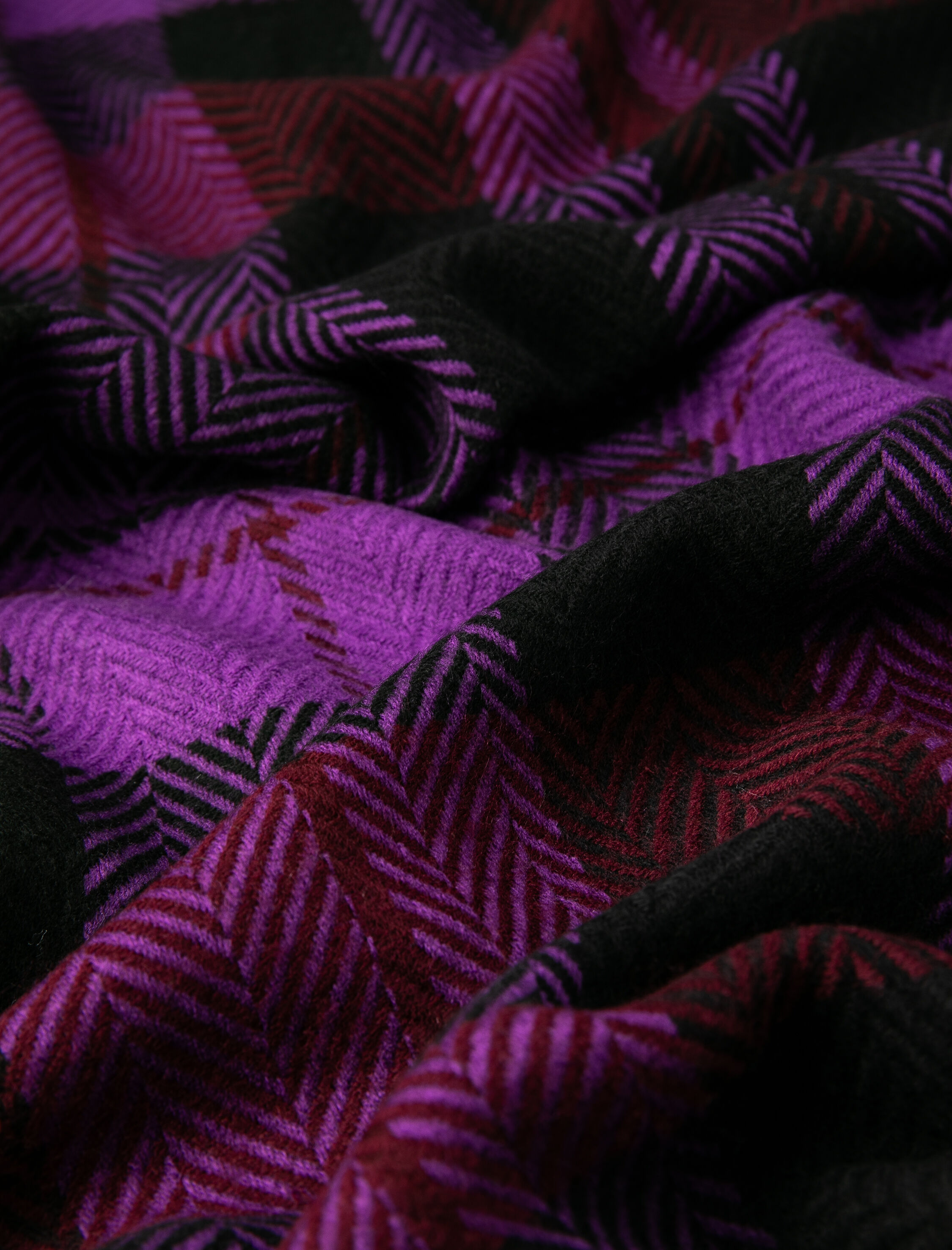  Kadın Triko Şal Püsküllü Yumuşak Dokulu