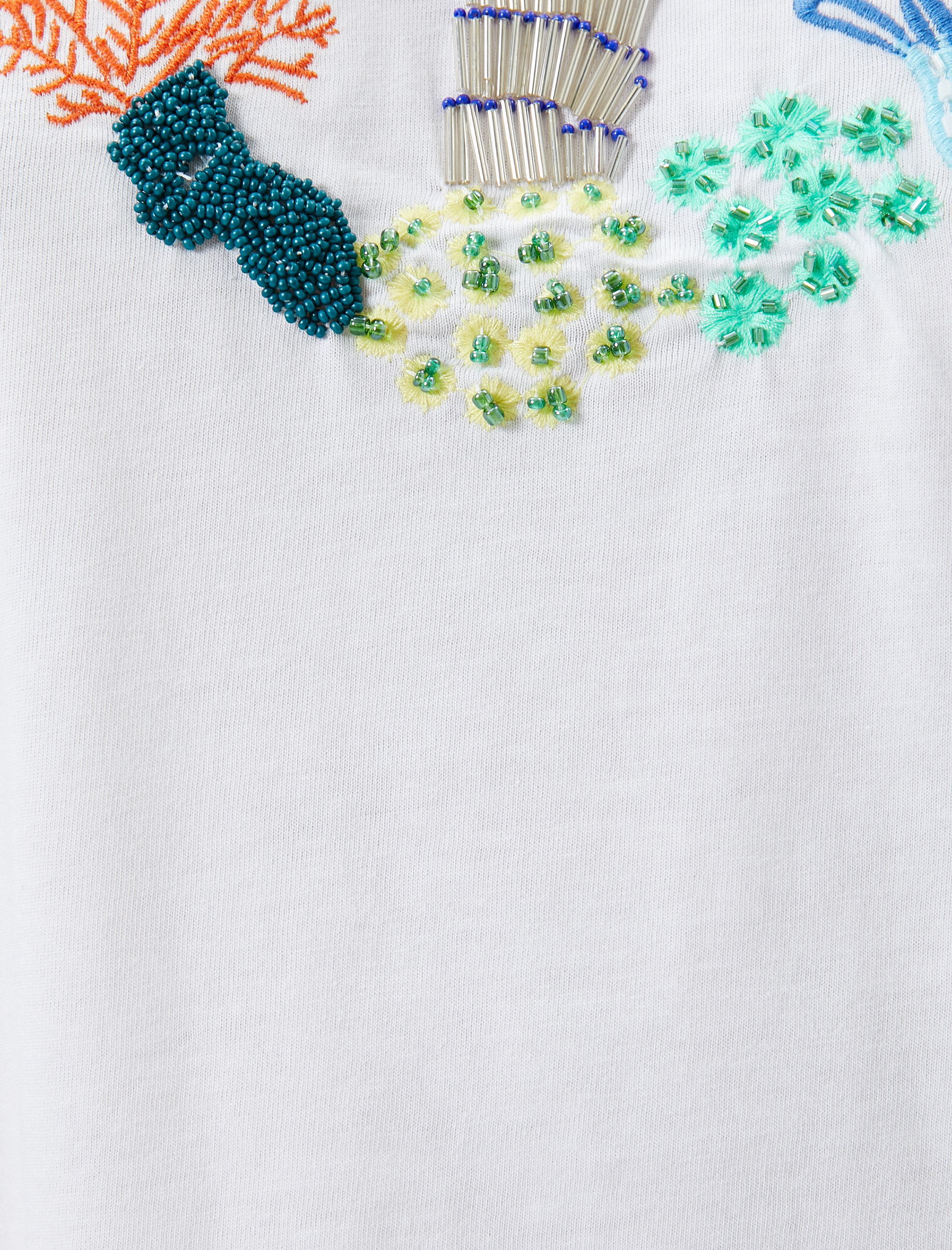   Koton X Şahika Ercümen - Marin Temalı Boncuk İşlemeli Tişört