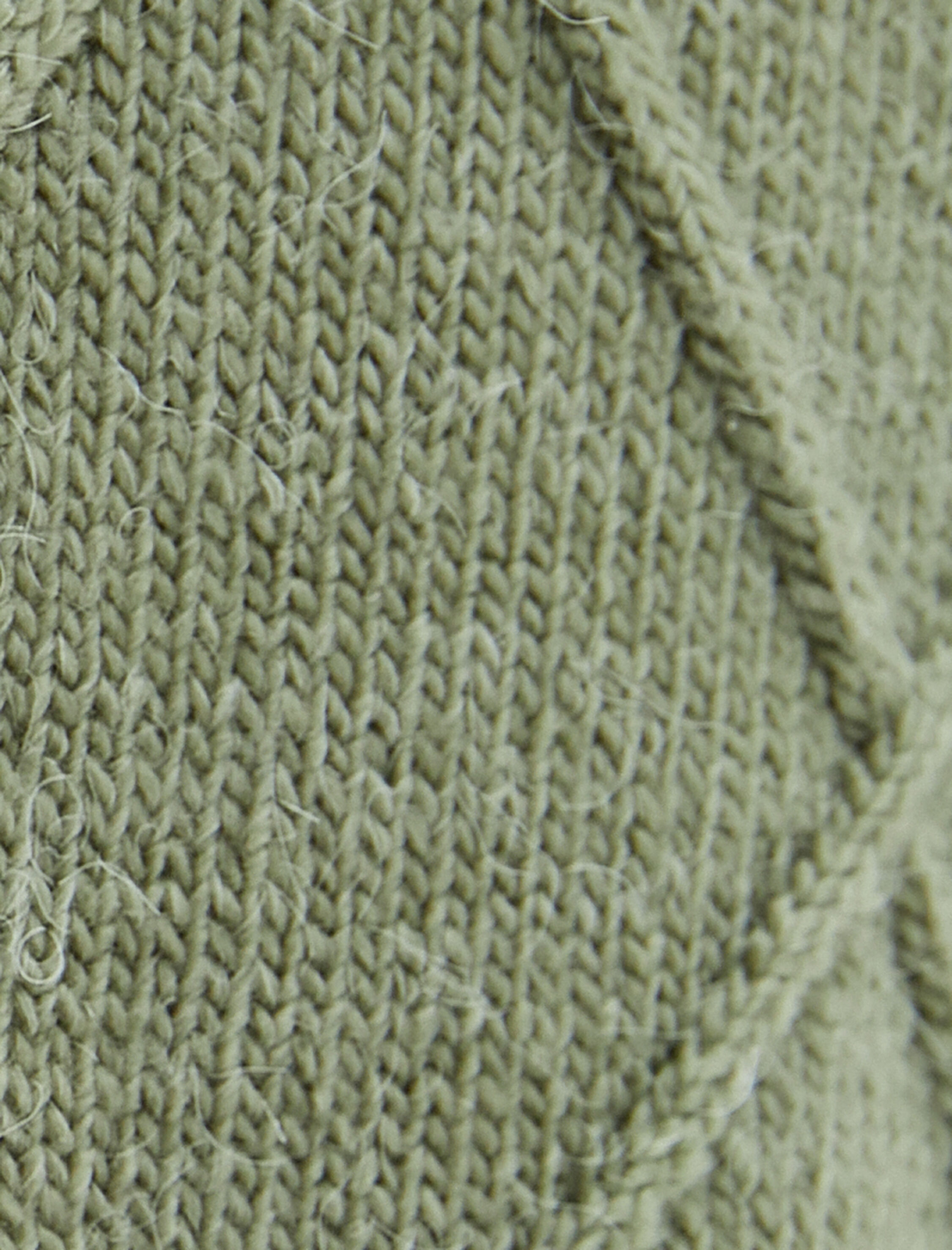   Triko Hırka Düğmeli Dokulu V Yaka Uzun Kollu