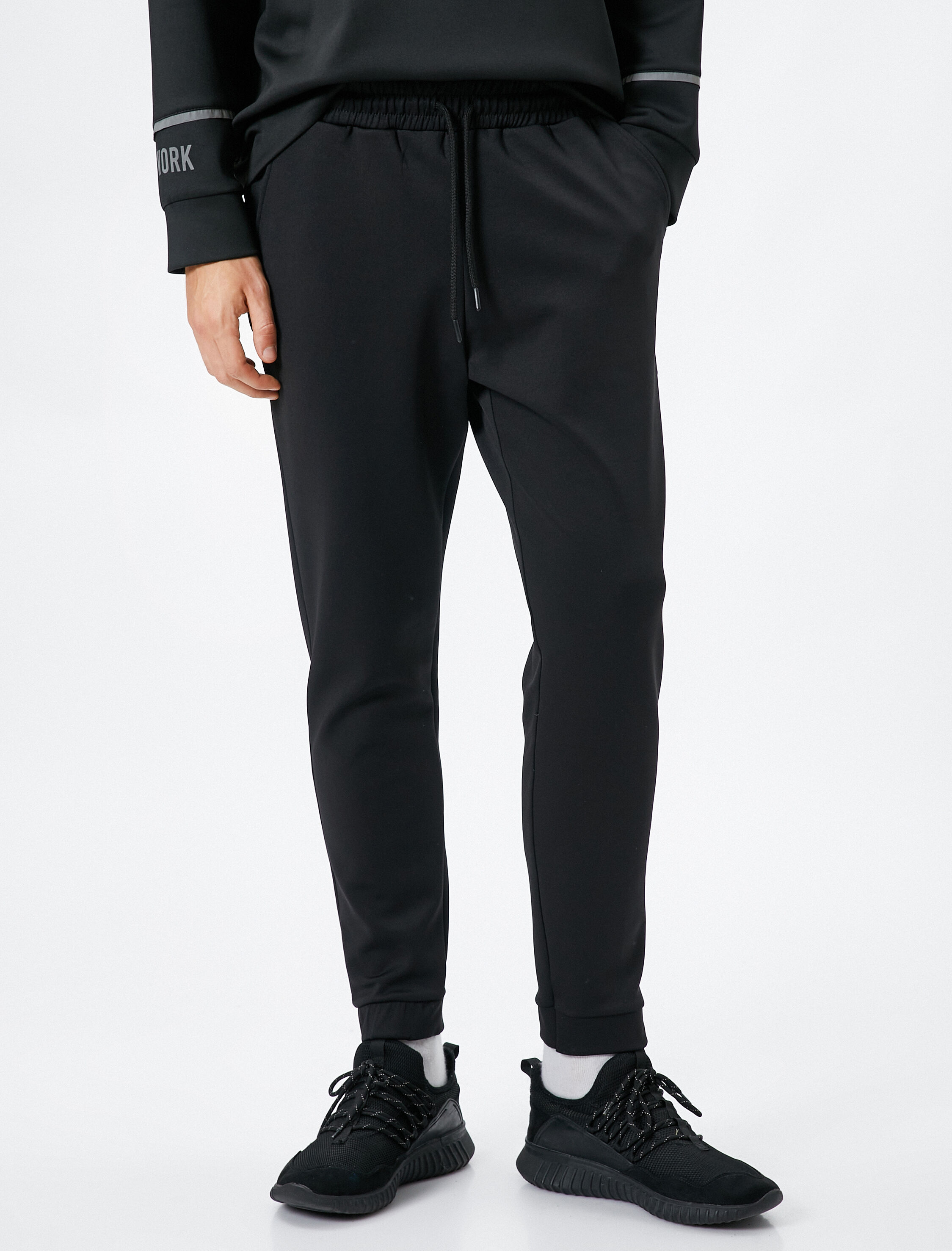   Jogger Eşofman Altı Basic Beli Bağcıklı Cep Detaylı