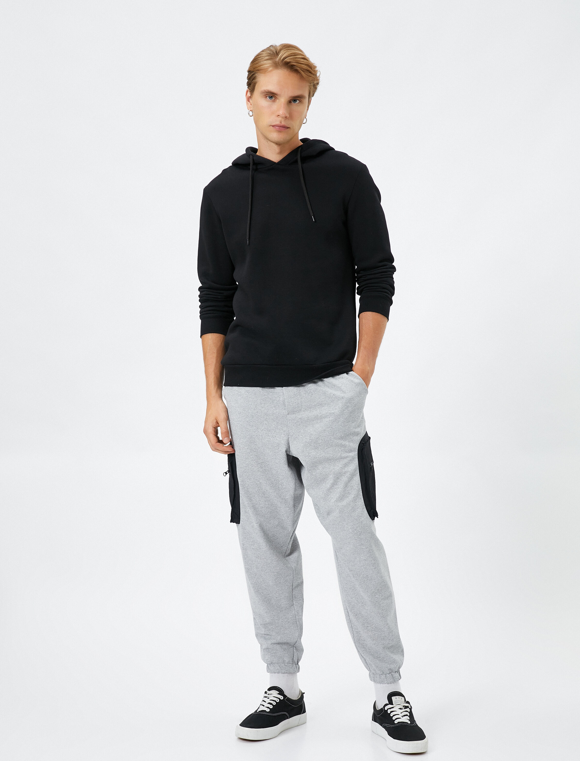   Jogger Eşofman Altı Cep Detaylı Beli Bağcıklı