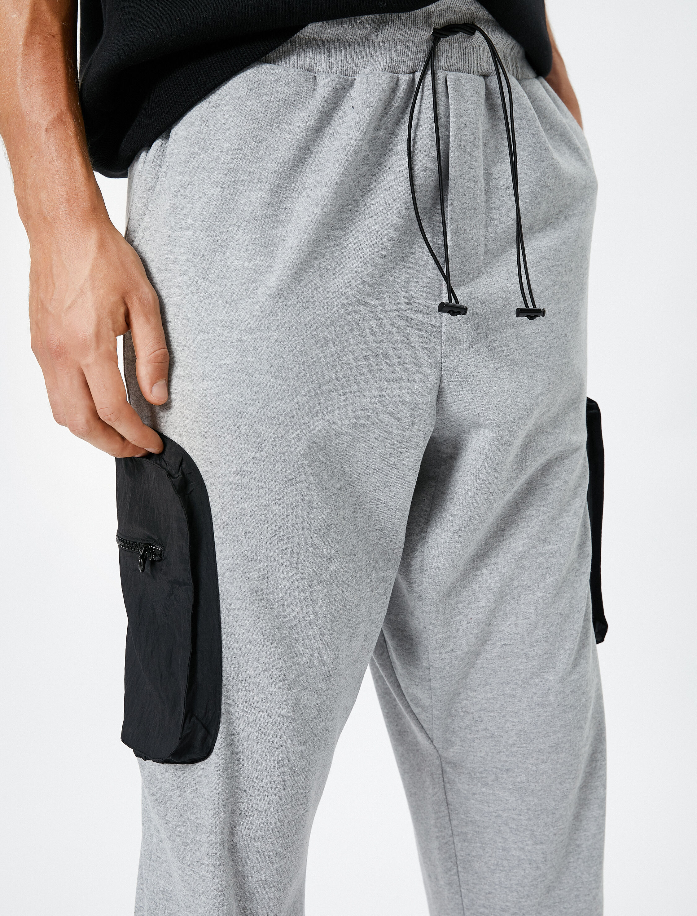   Jogger Eşofman Altı Cep Detaylı Beli Bağcıklı