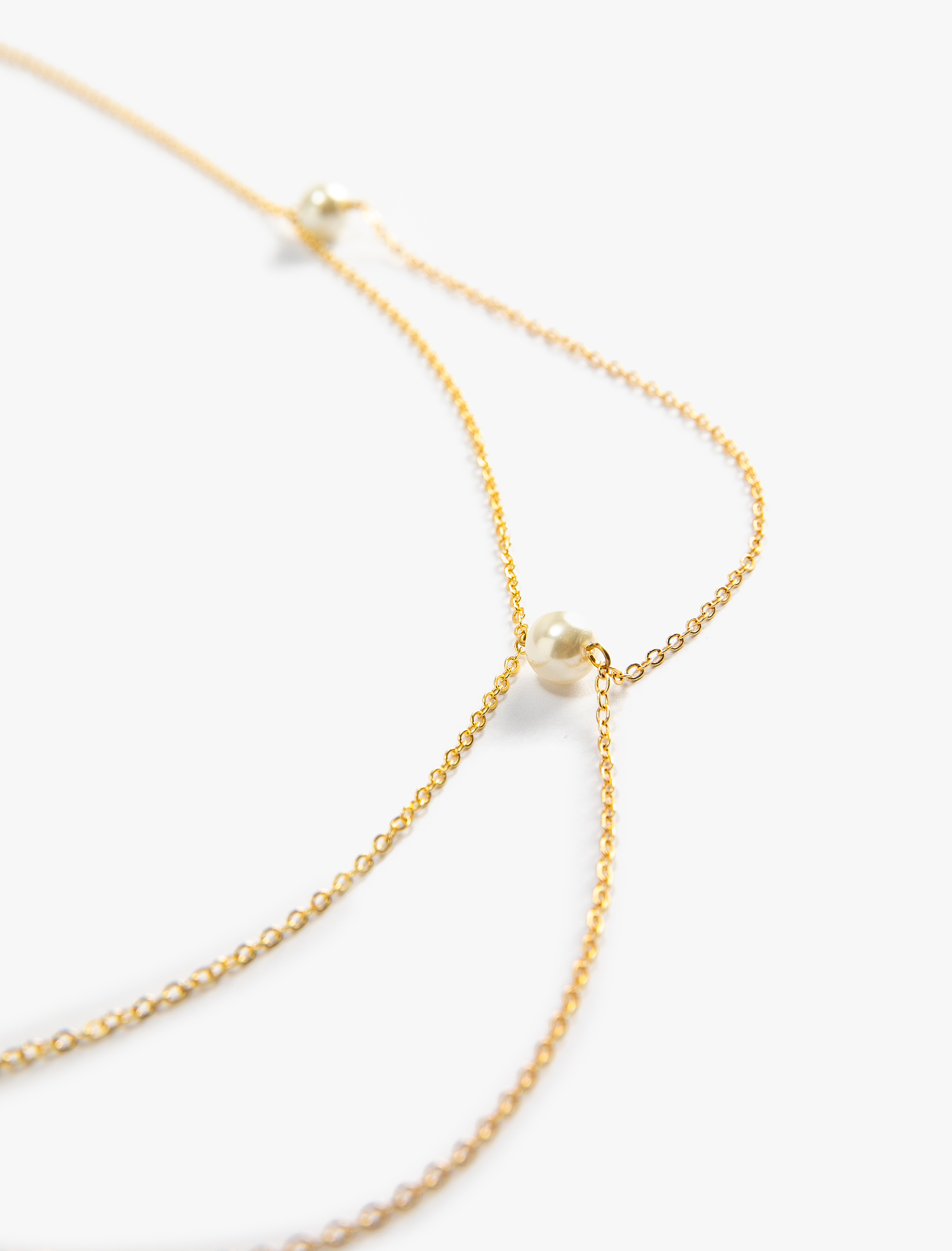 Kadın Bel Zinciri İnci Detaylı