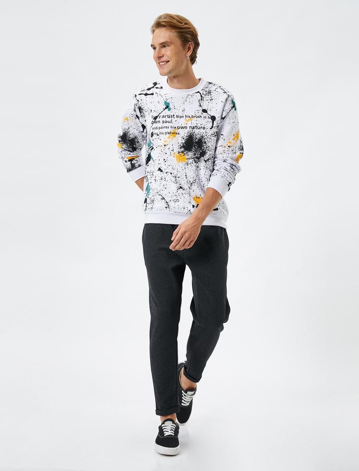  Jogger Eşofman Altı Beli Bağcıklı Cepli