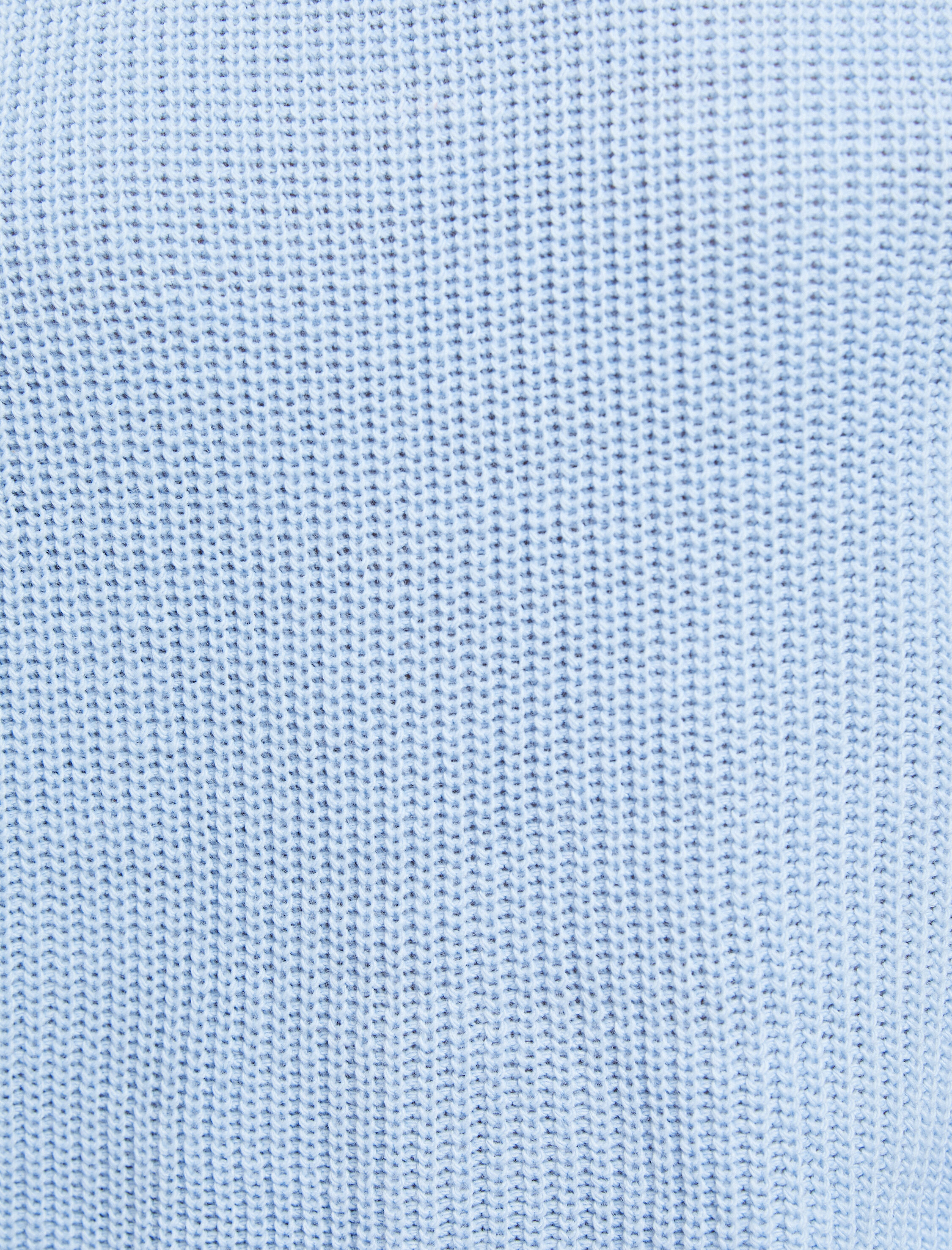 Basic Triko Kazak Yuvarlak Yaka Uzun Kollu