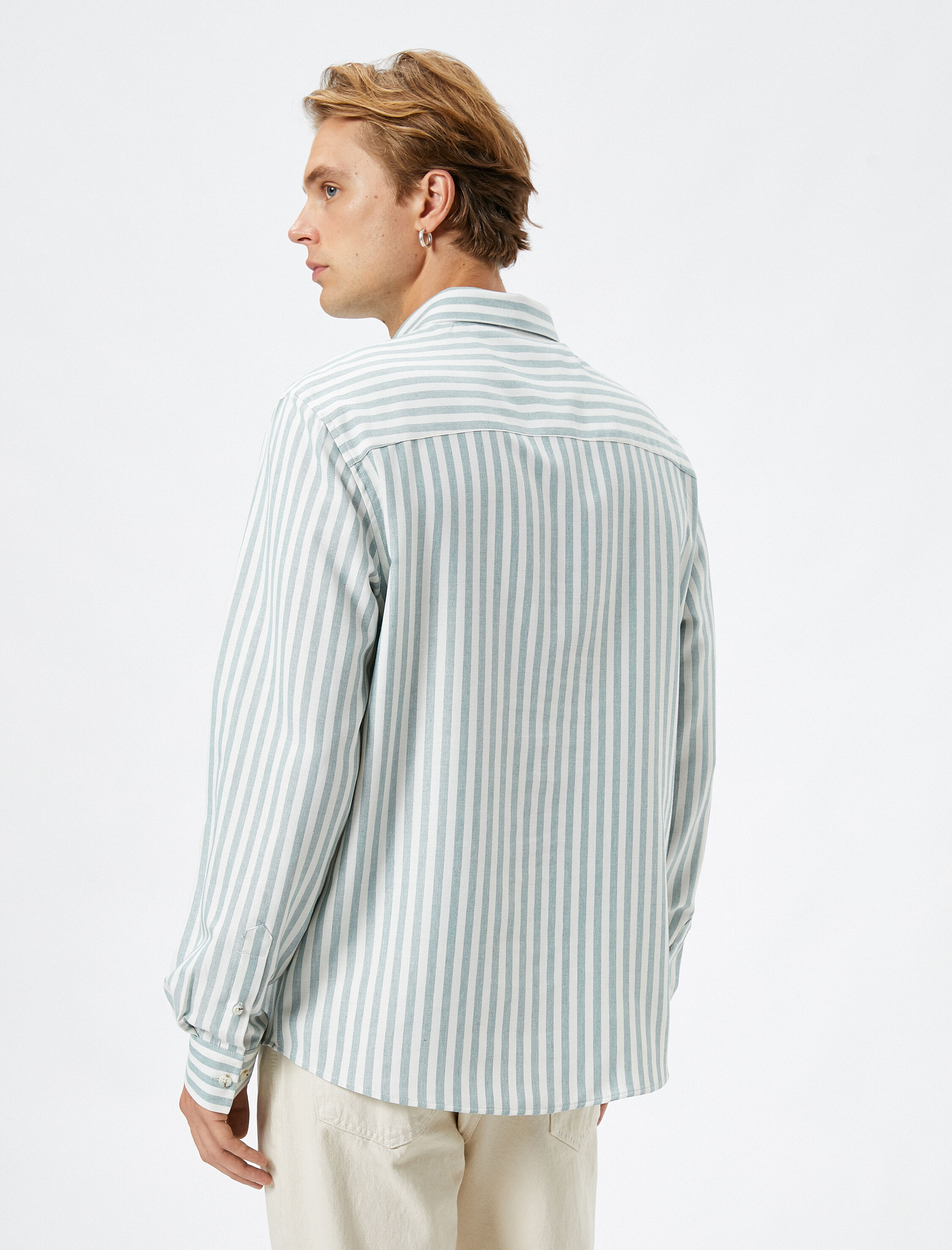   Klasik Gömlek Uzun Kollu Slim Fit Düğmeli