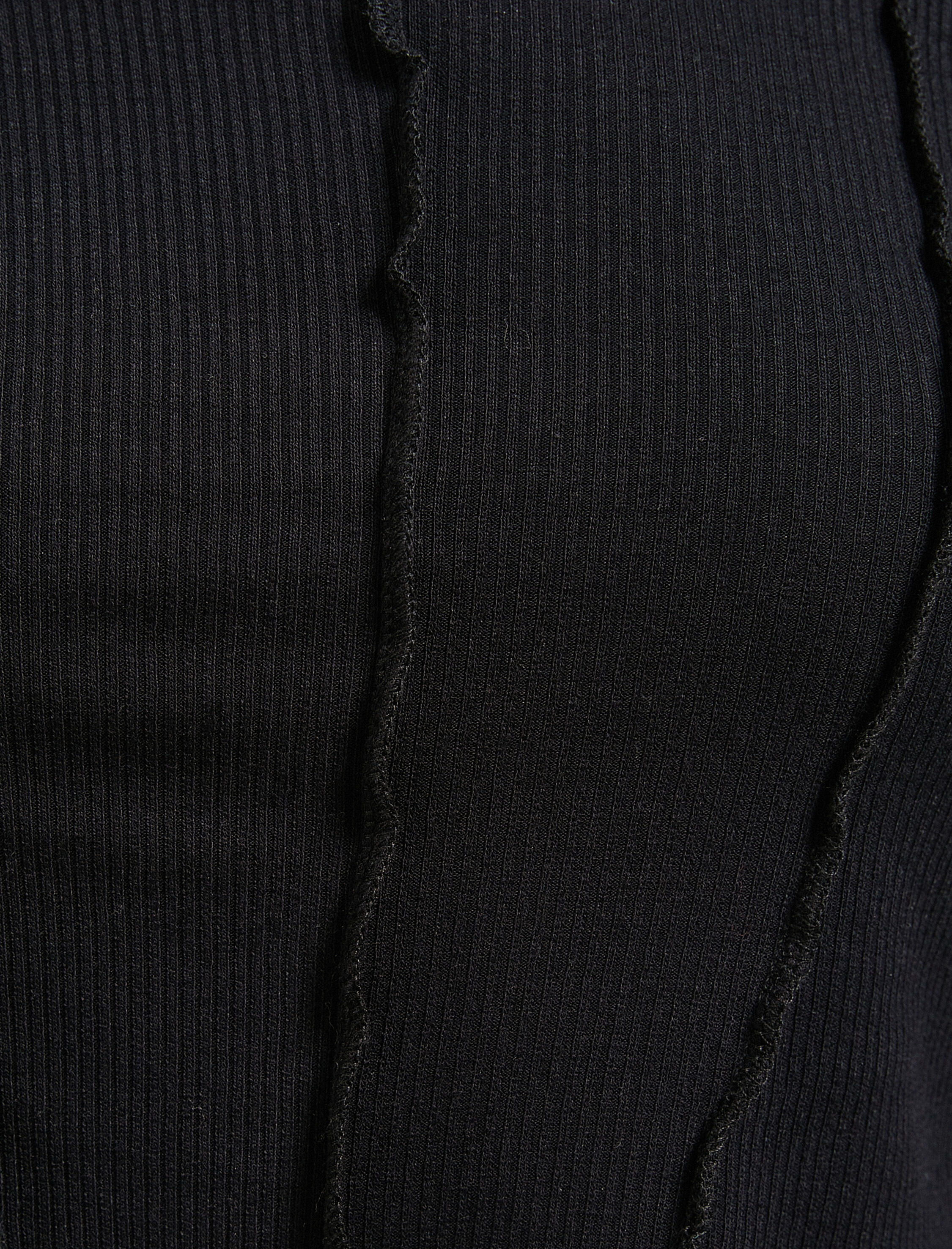 Uzun Kollu Body Choker Yaka Zincir Detaylı Korse Görünümlü