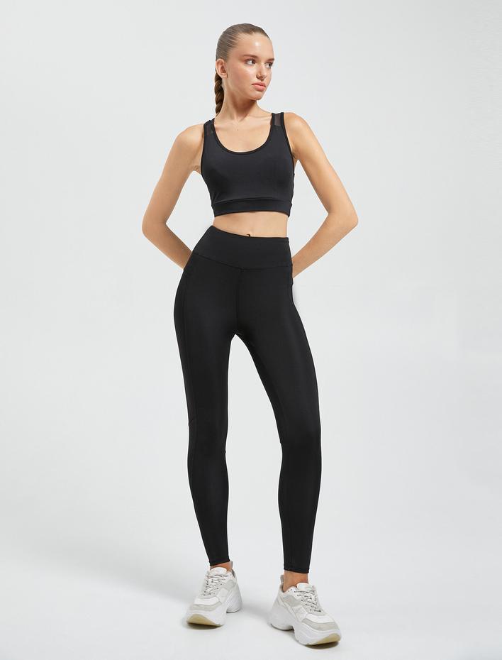  Spor Tayt Yüksek Bel Basic