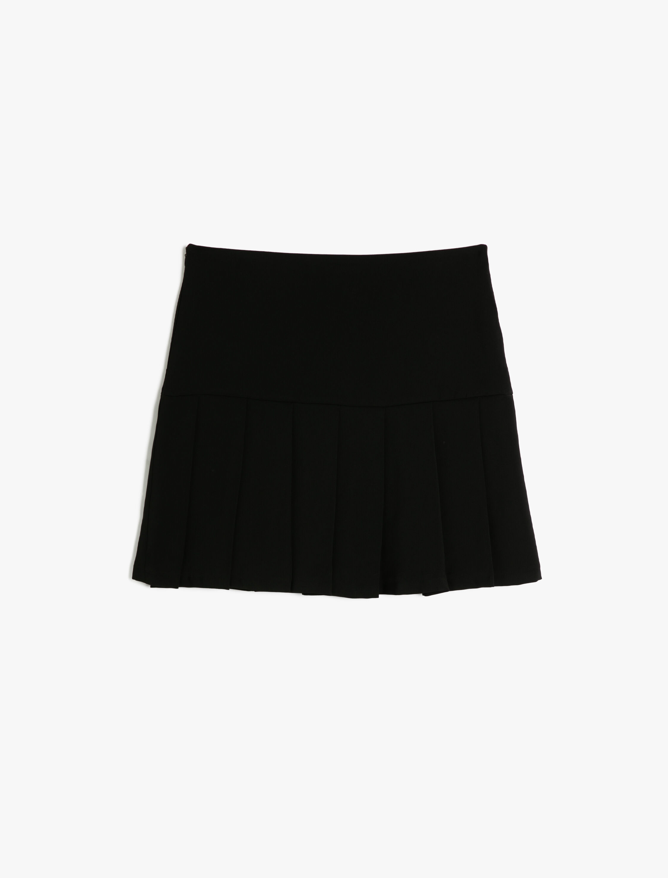   Pileli Mini Etek A Kesim