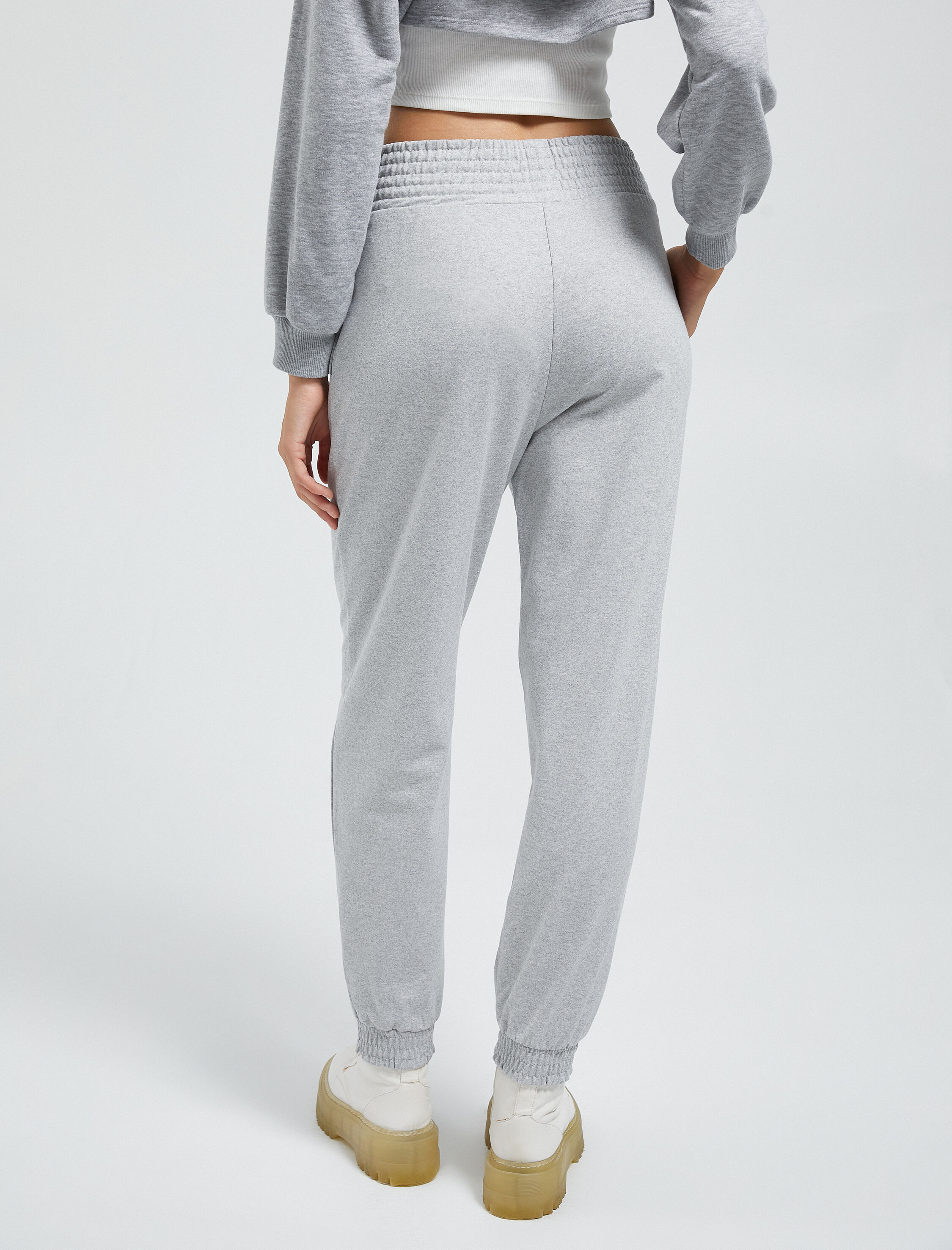   Jogger Eşofman Altı Yüksek Bel Cep Detaylı