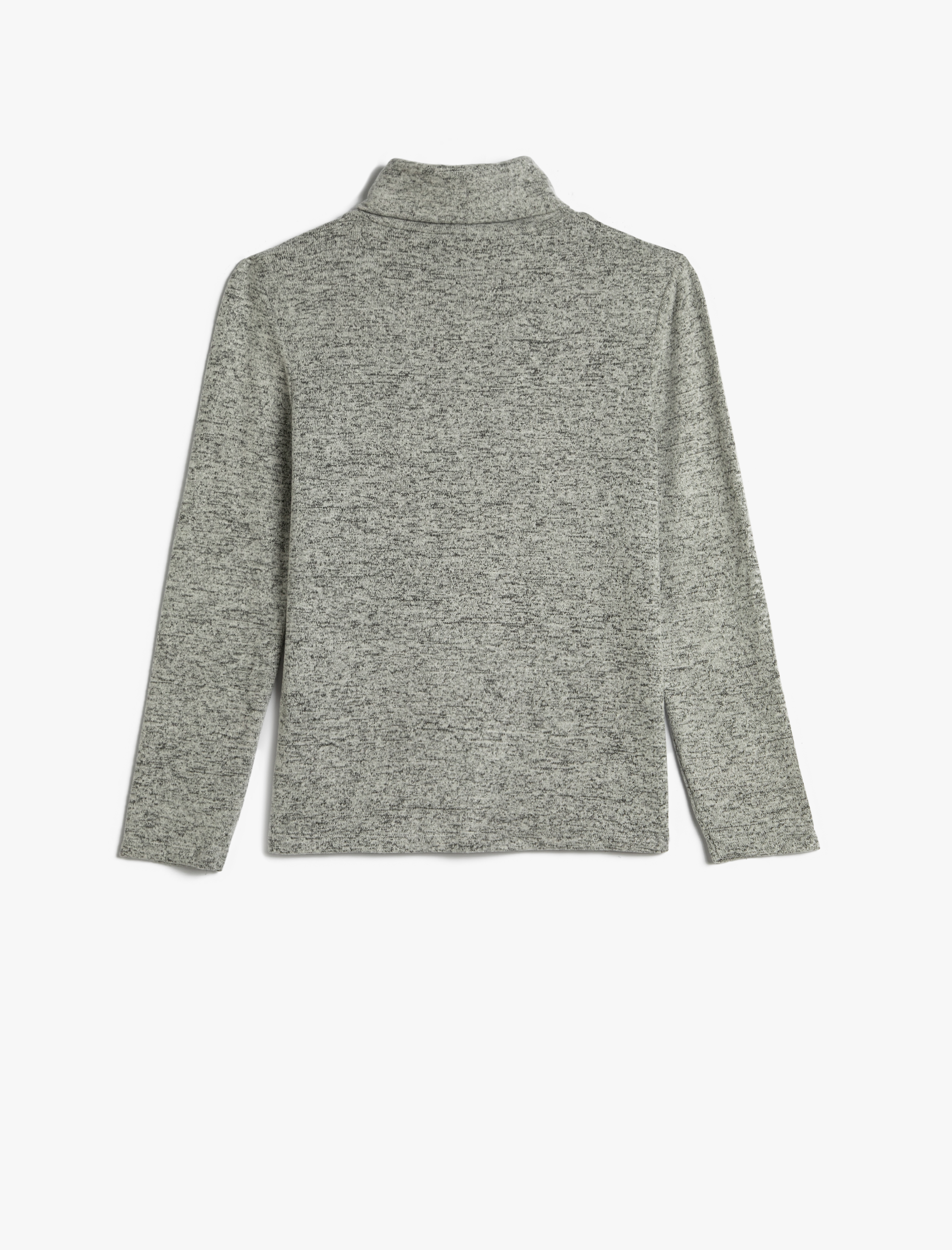  Kız Çocuk Basic Balıkçı Yaka Tişört Uzun Kollu