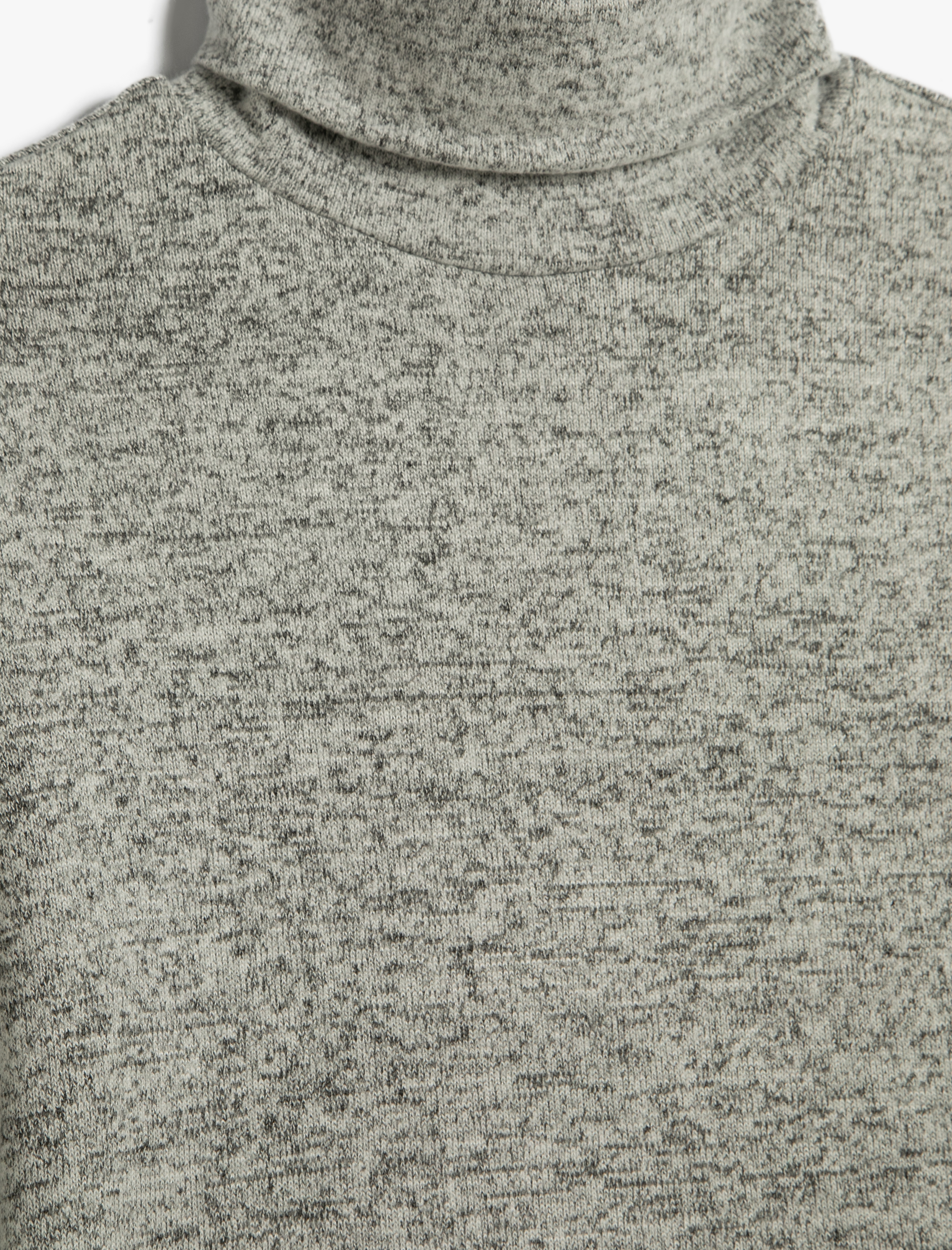  Kız Çocuk Basic Balıkçı Yaka Tişört Uzun Kollu