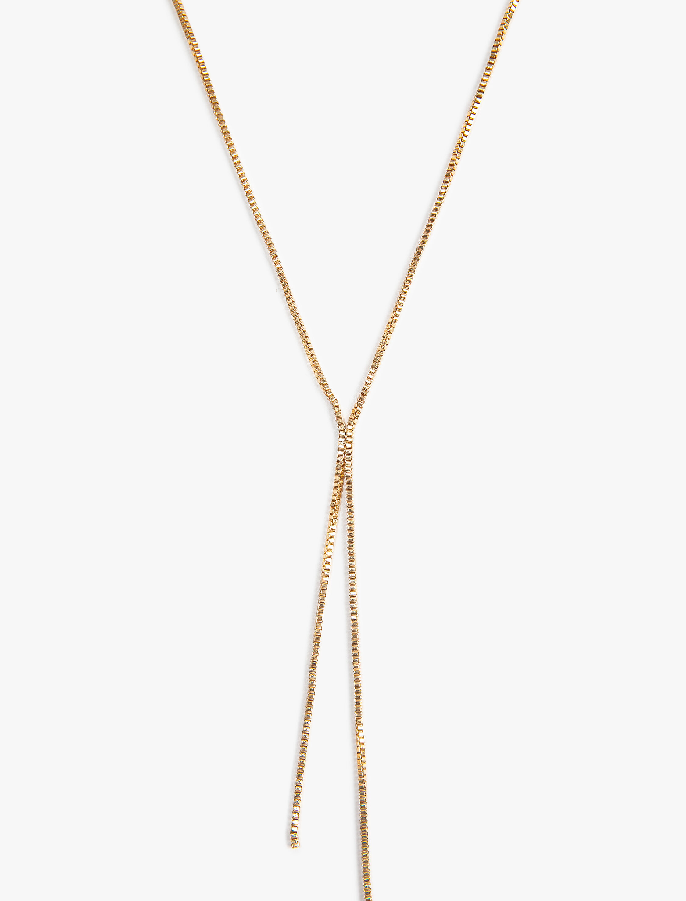  Kadın Çelik Zincir Çelik Kolye Uzun