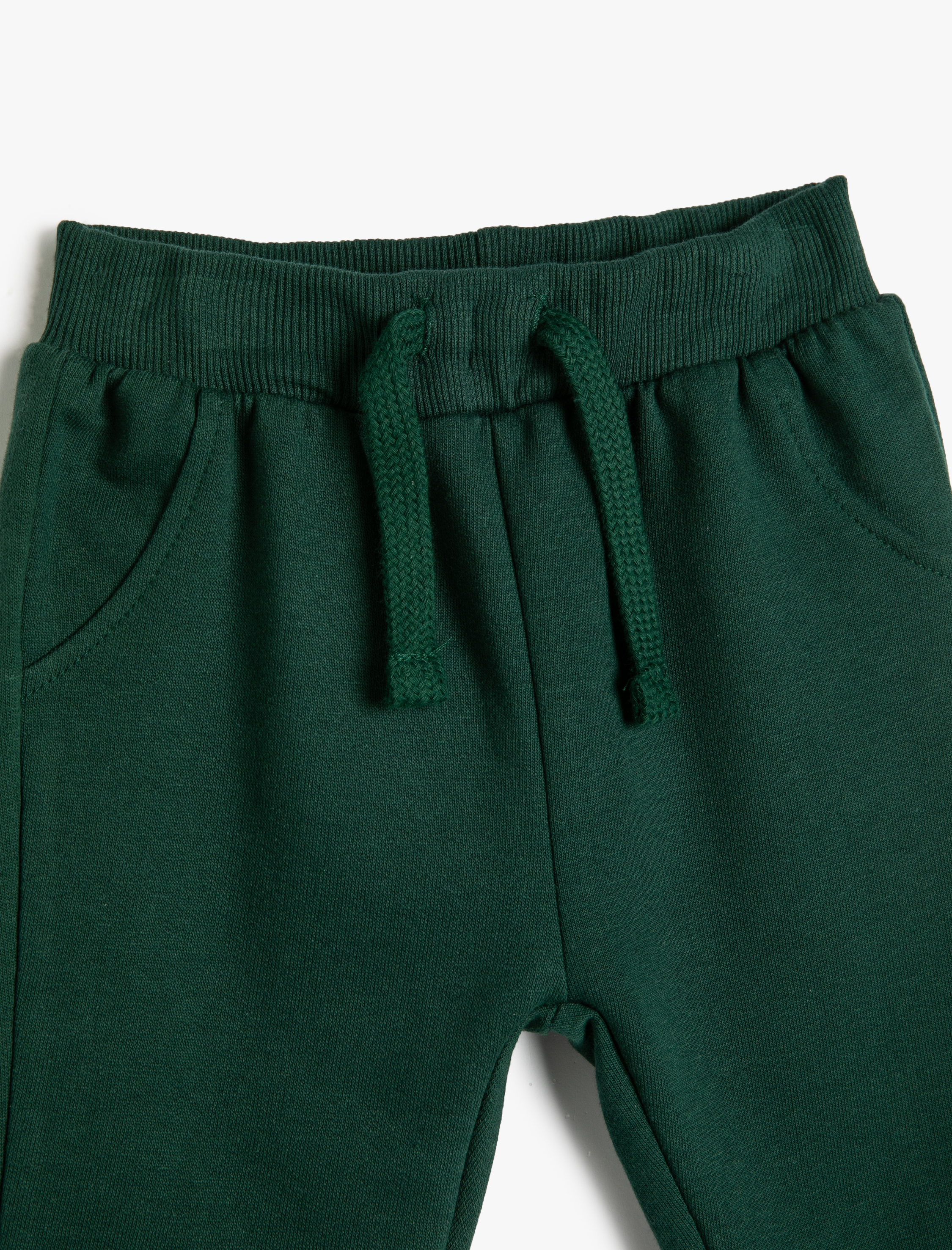  Erkek Bebek Basic Jogger Eşofman Altı Şardonlu Cepli Beli Bağlamalı Pamuklu