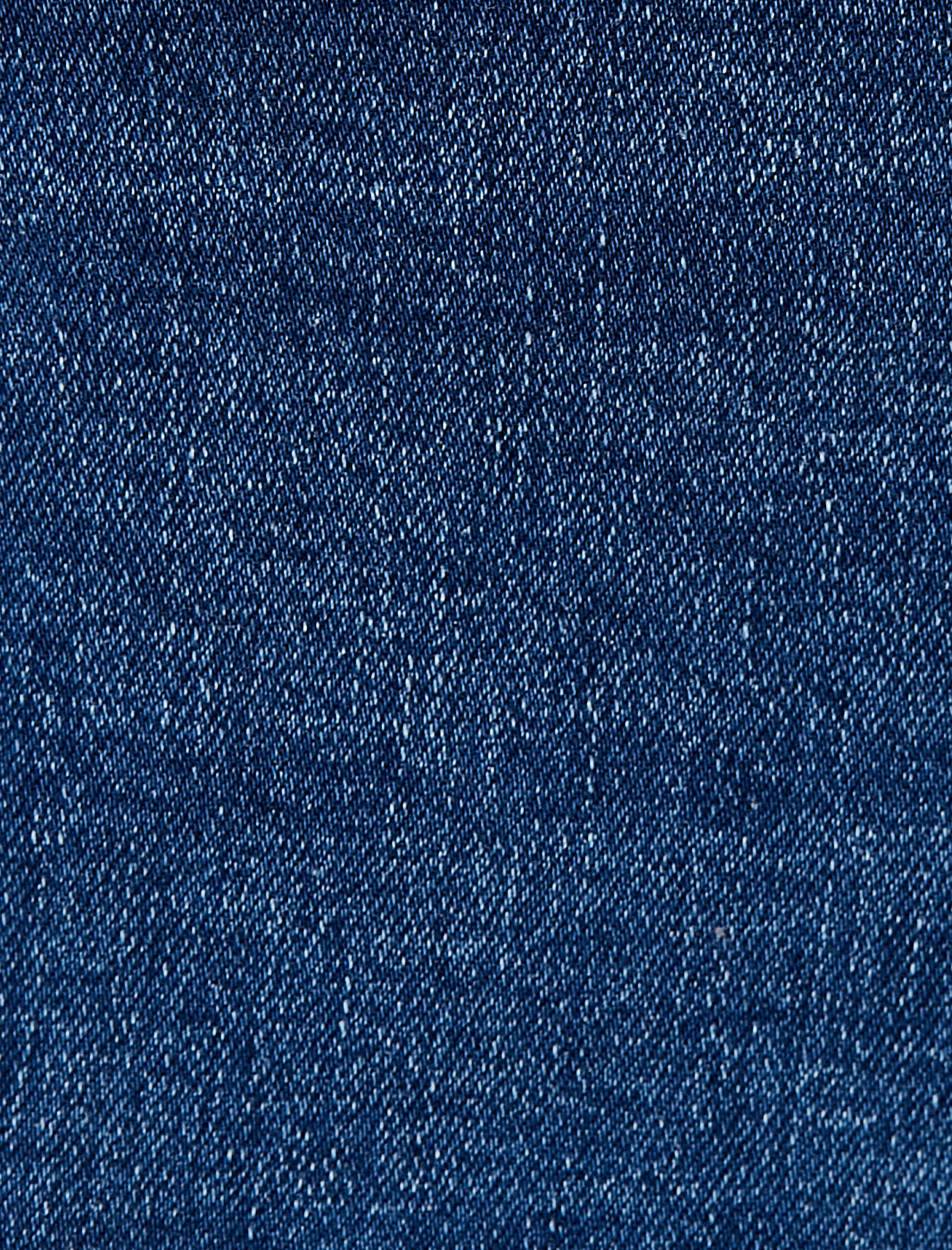   Kısa İspanyol Paça Kot Pantolon Normal Bel - Sandra Jean