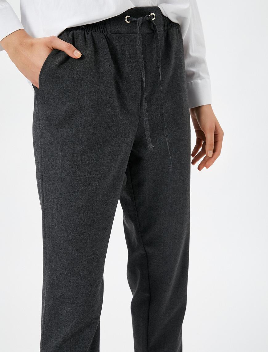   Beli Bağlamalı Pantolon Jogger