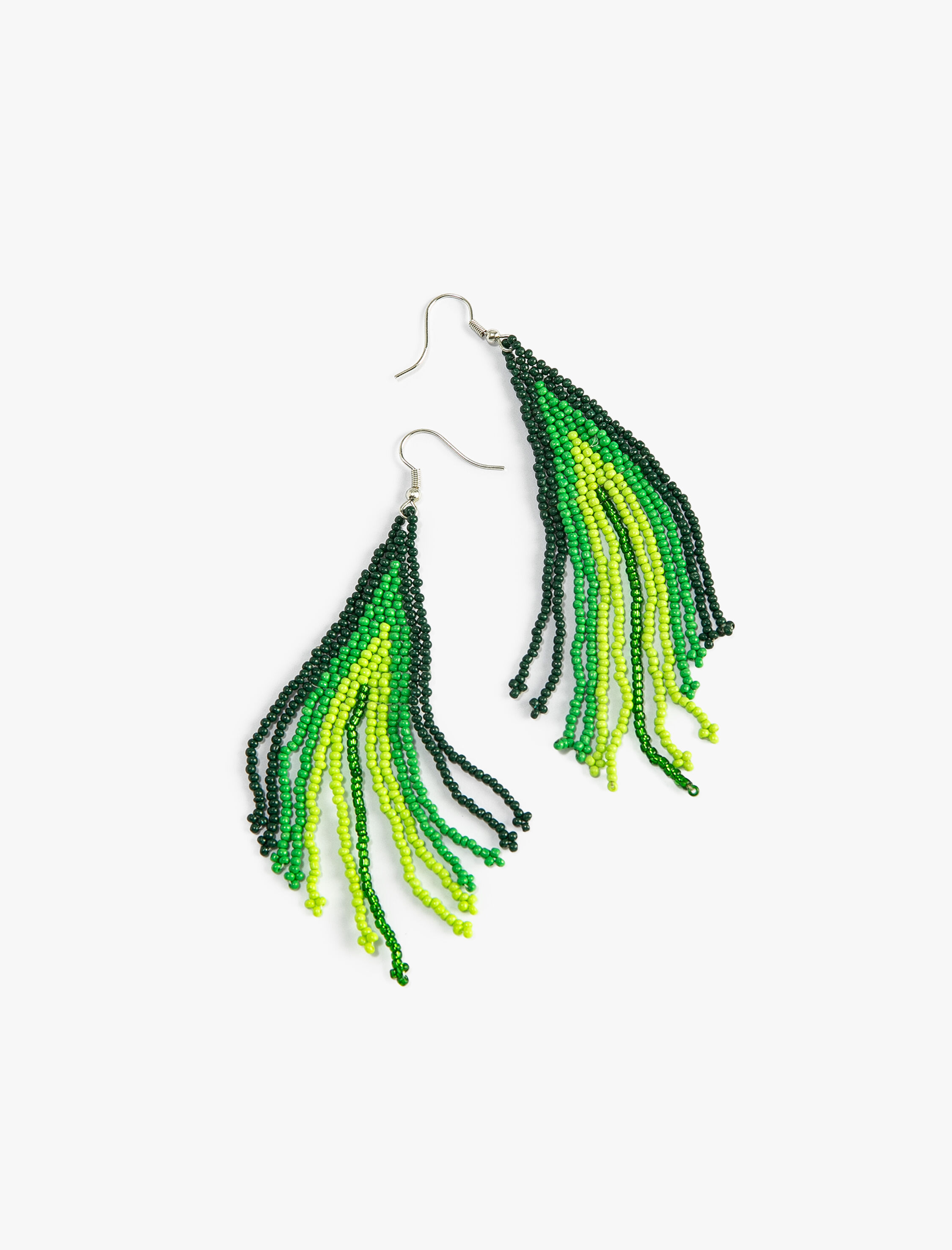  Kadın Boncuklu Küpe Sallantılı Çok Renkli