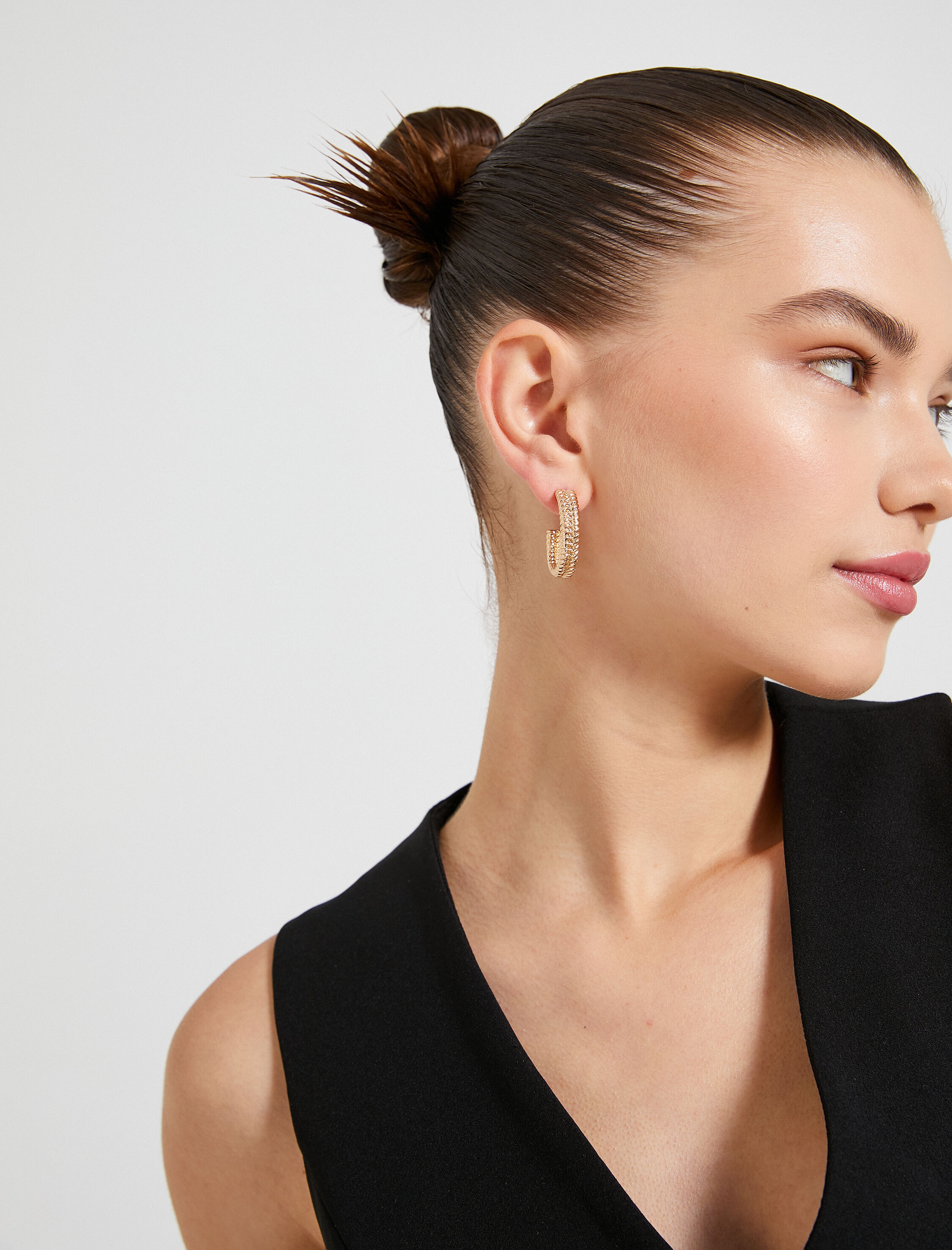  Kadın Halka Küpe Burgu Detaylı