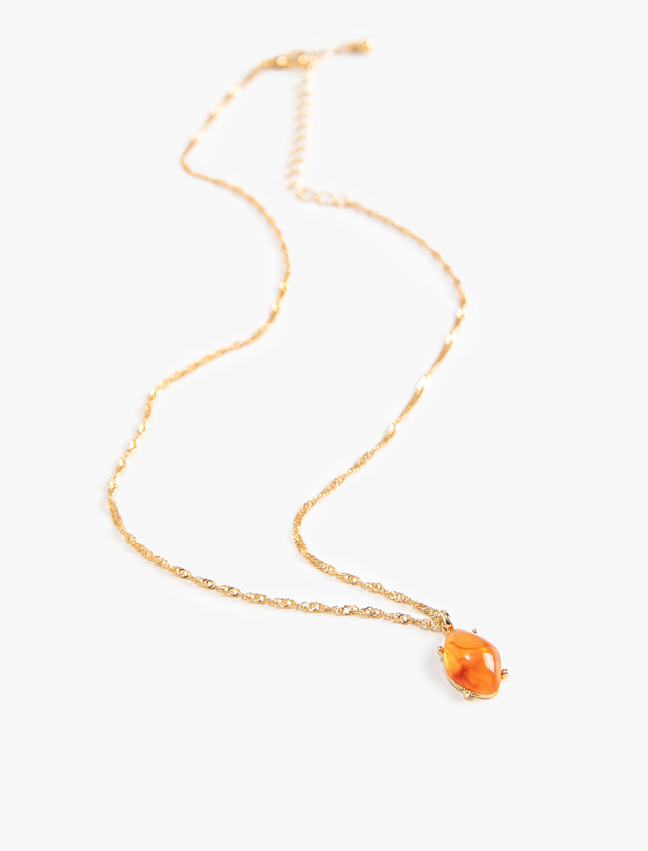  Kadın Kolye Zincir Taş Charm Uçlu