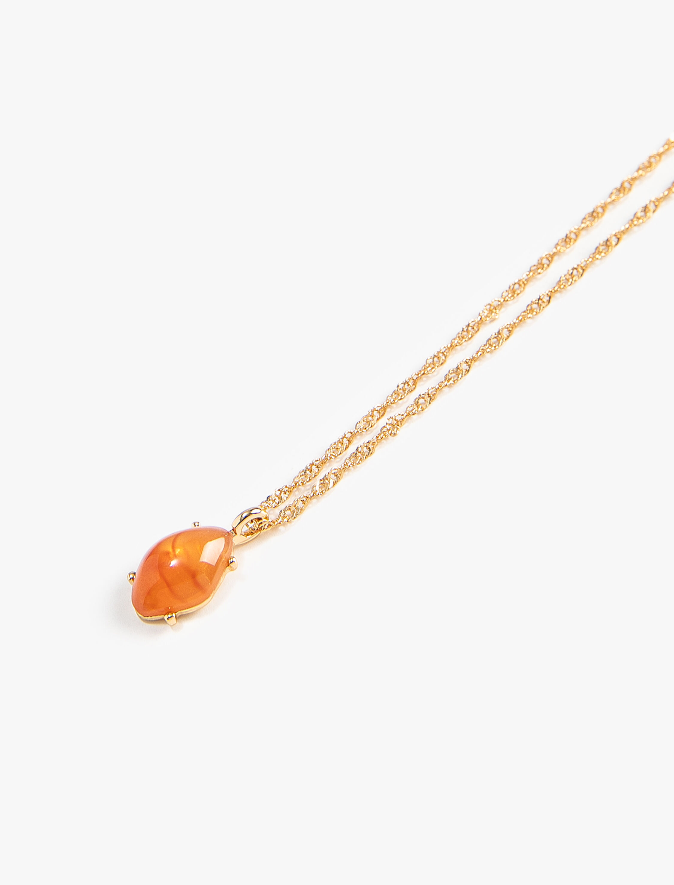  Kadın Kolye Zincir Taş Charm Uçlu