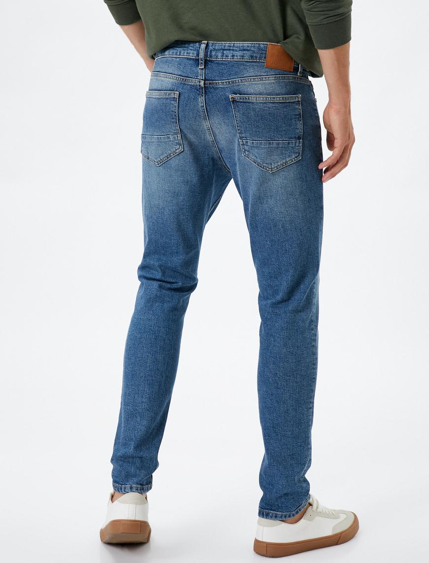   Slim Fit Kot Pantolon - Brad Jean