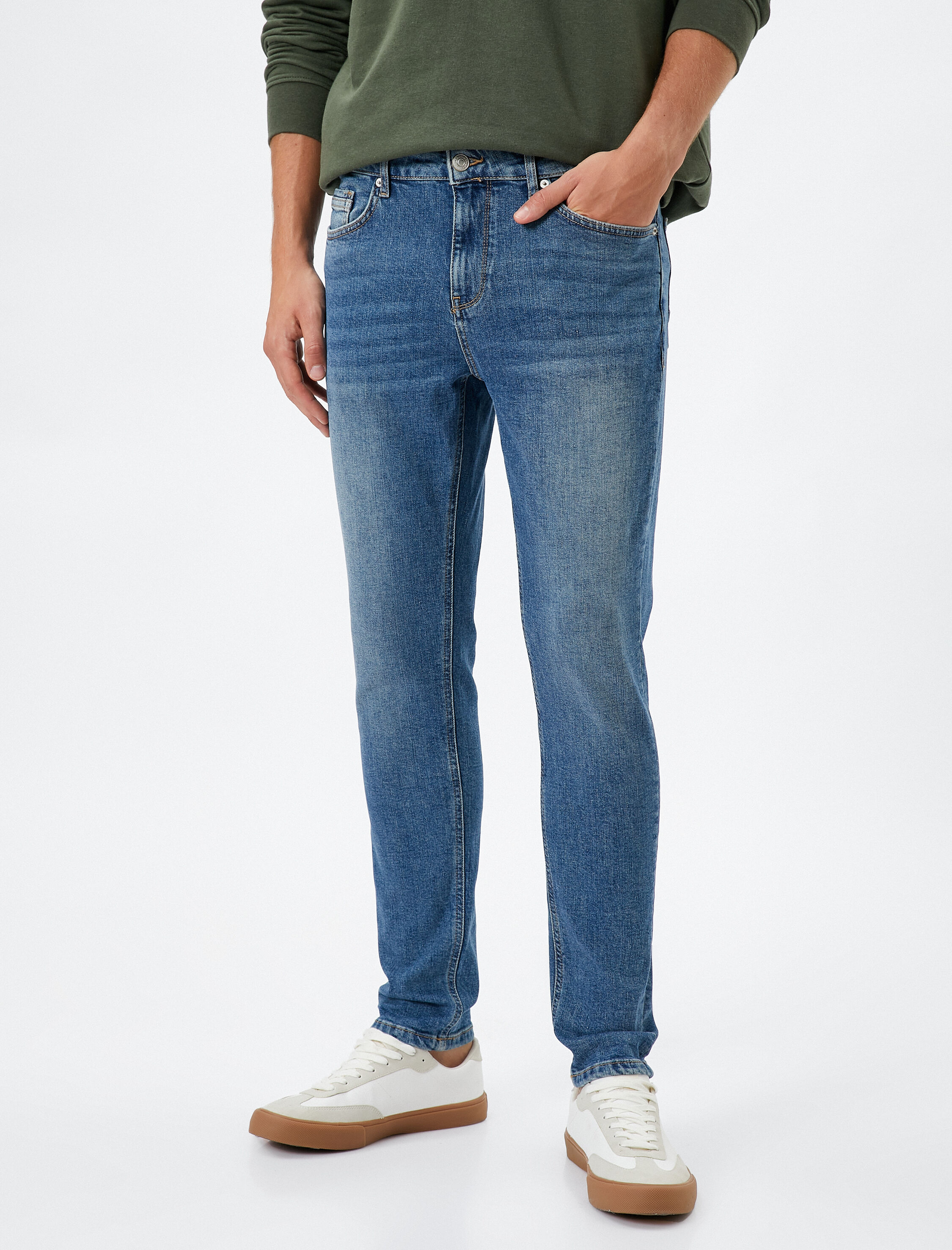   Slim Fit Kot Pantolon - Brad Jean