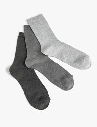 3'lü Basic Uzun Çorap Paketi