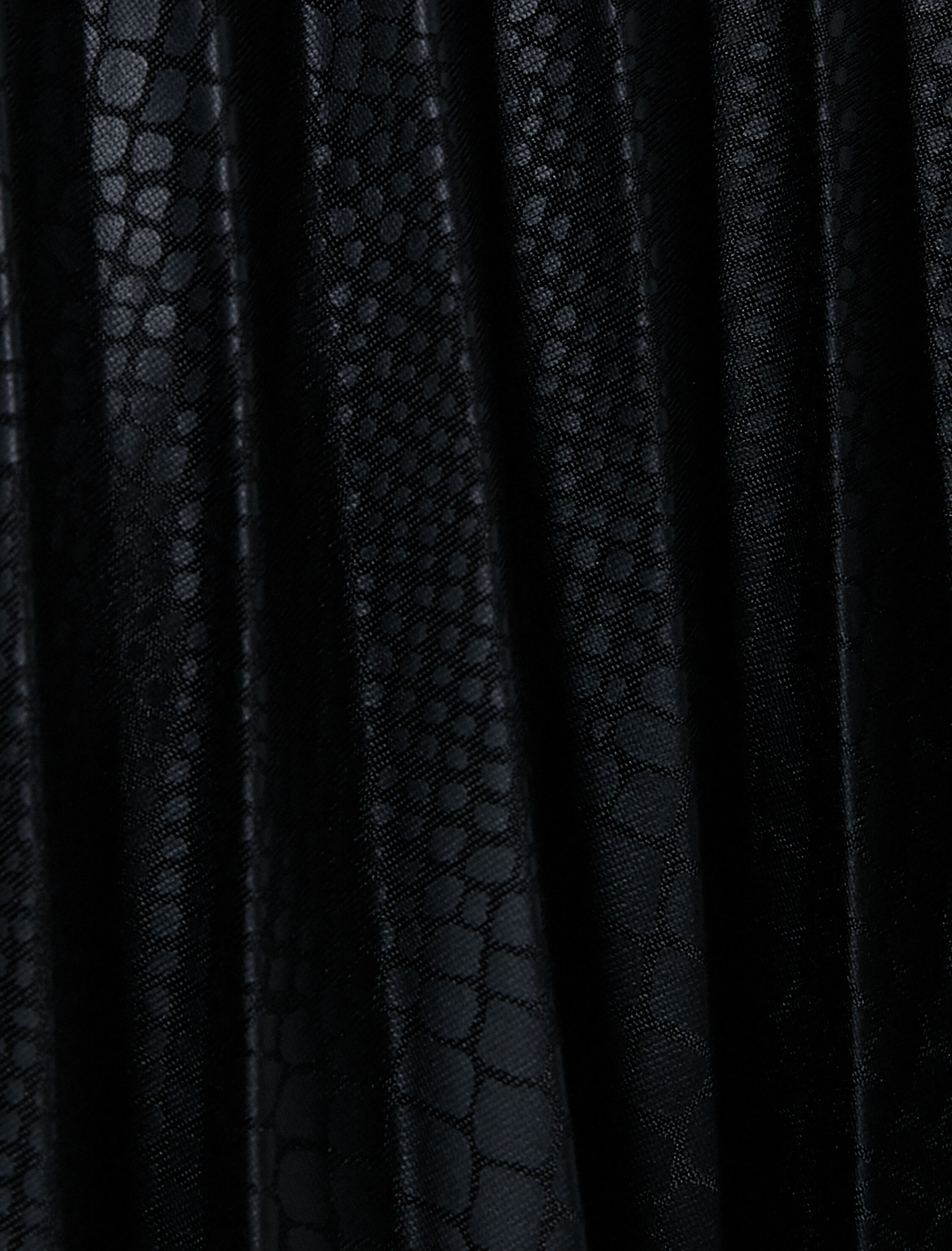 Midi Pileli Etek Yılan Derisi Görünümlü A Kesim