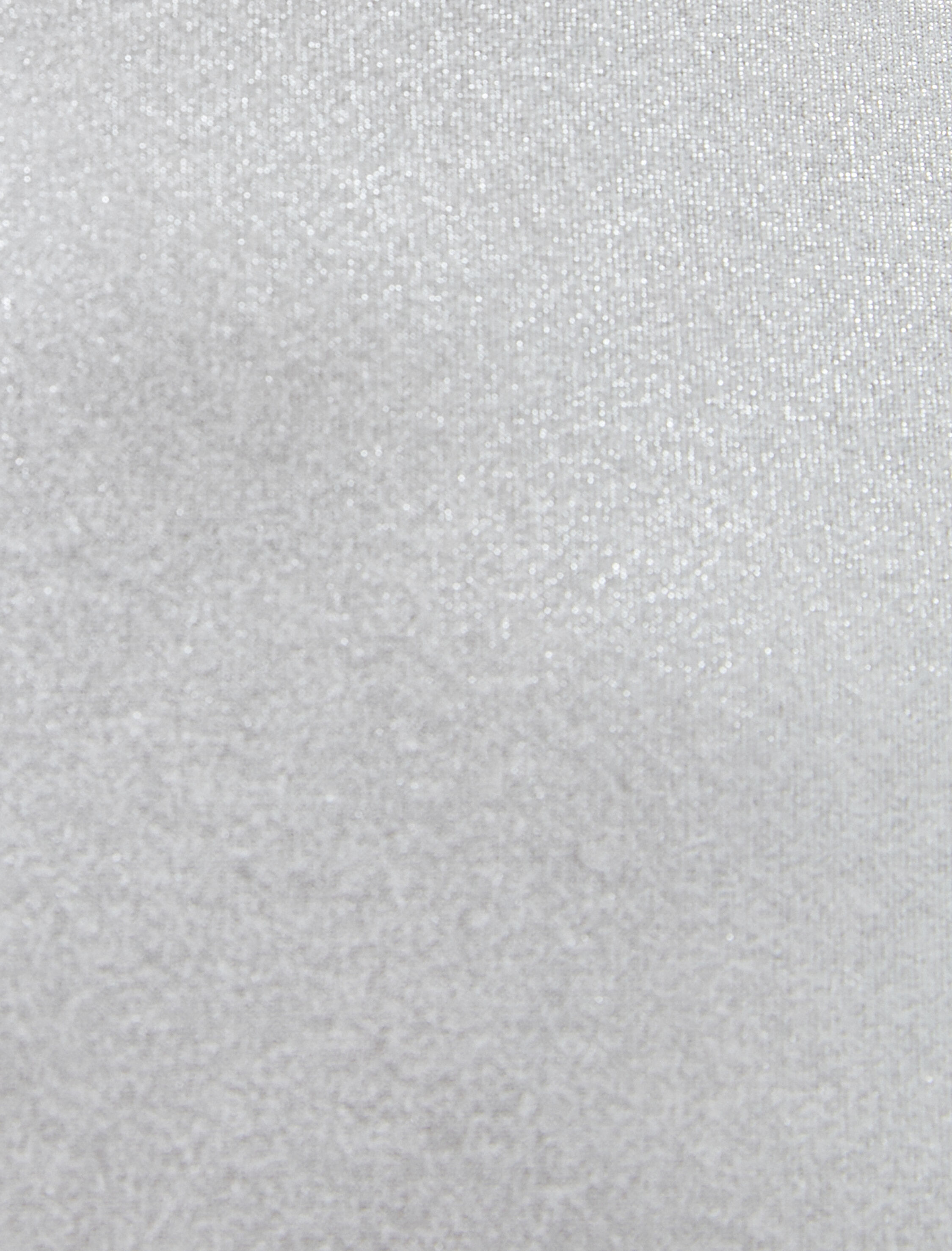   Metalik Tişört Bisiklet Yaka Kısa Kollu Standart Kesim