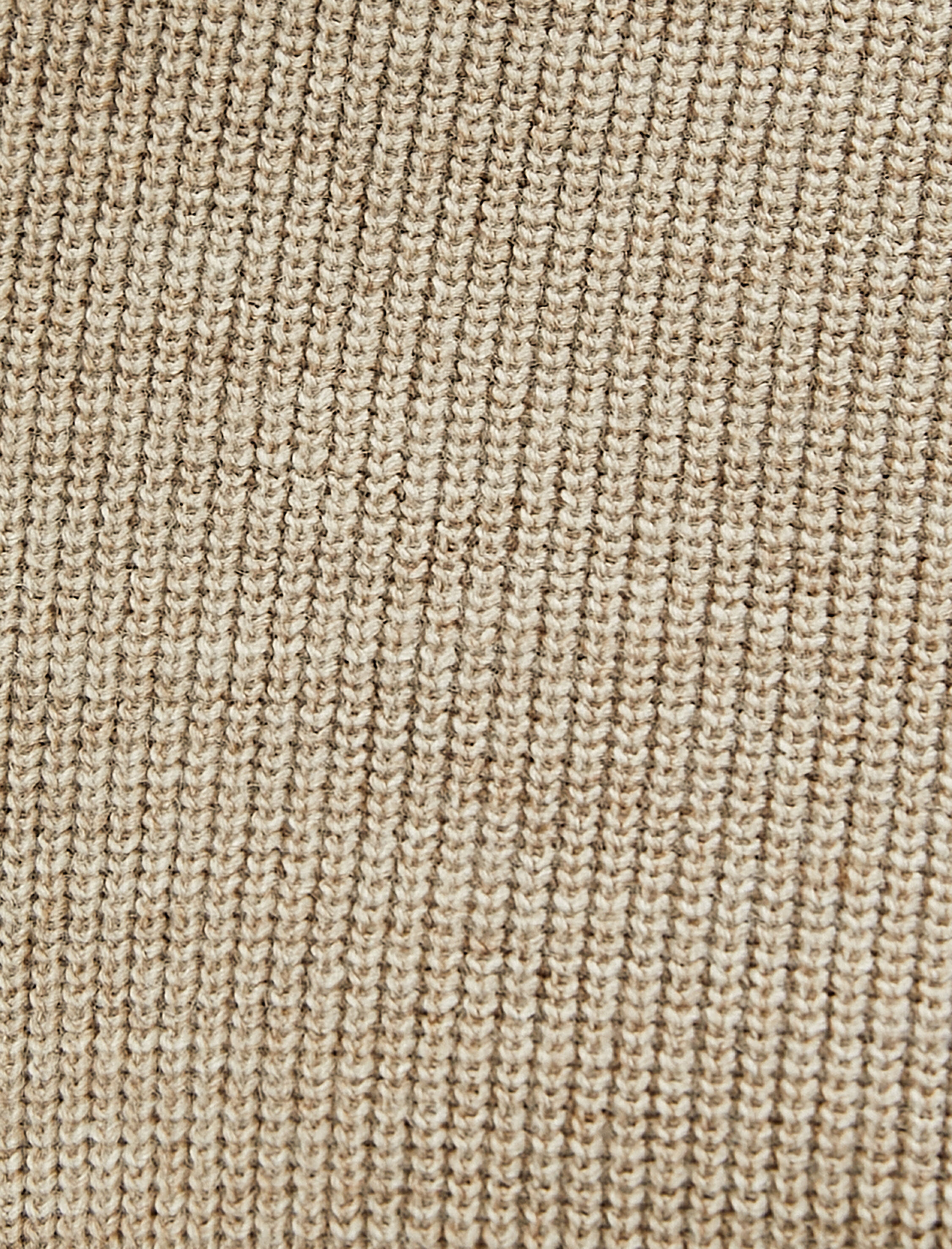   Basic Triko Kazak Uzun Kollu Bisiklet Yaka Ribanalı Kaşmir Dokulu